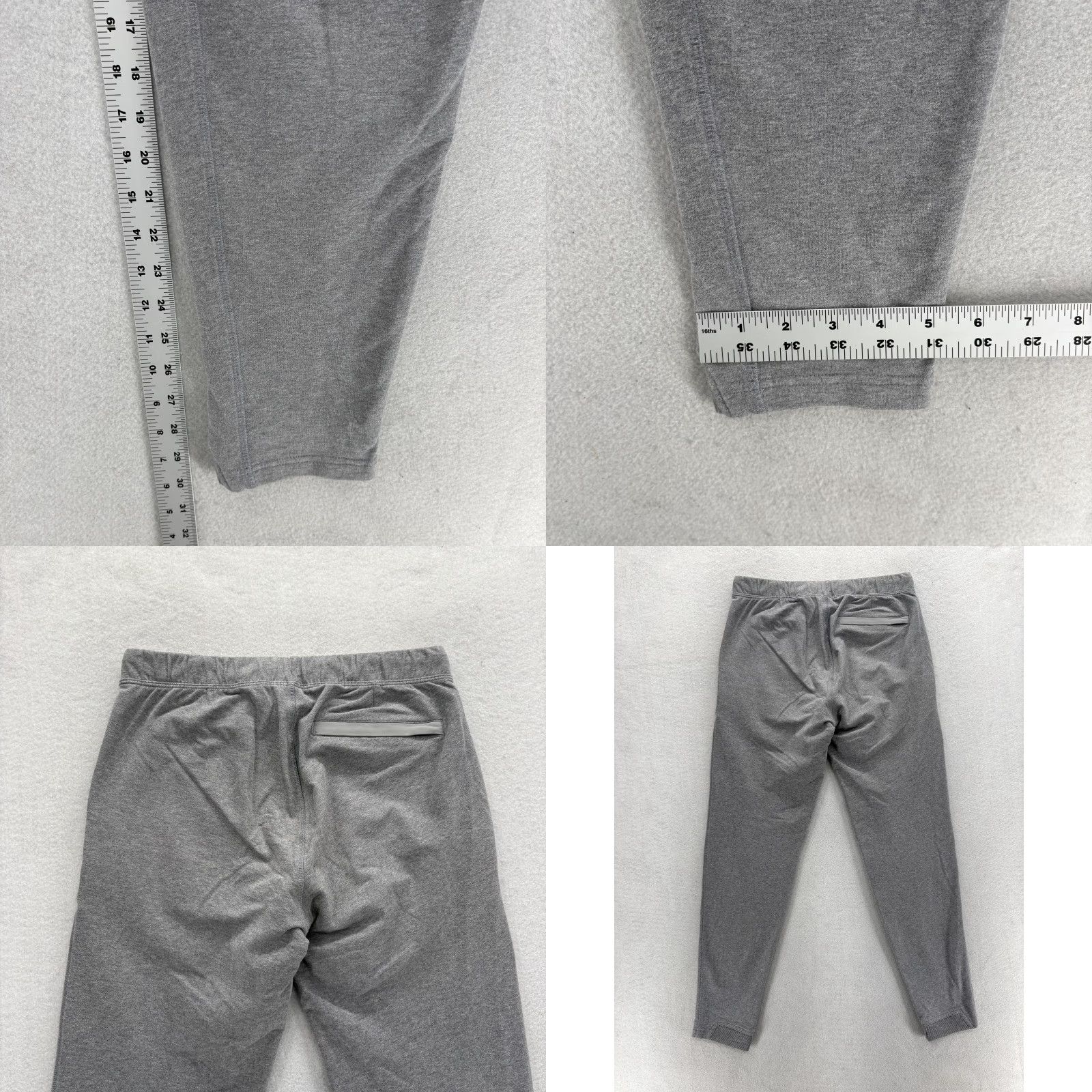 Vintage Mack Weldon Pants Mens Small Tall Gray Knit Joggers Sweatpants Lounge Gym Casual Size US 29 - 8 Thumbnail