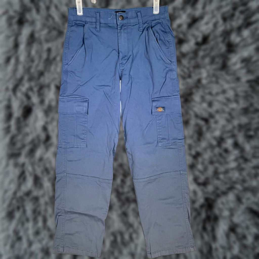 Dickies Dickies Cargo Pants Womens 26x27 Blue Utility Workwear Carpenter Pants Mens? Size 26" / US 2 / IT 38 - 1 Thumbnail