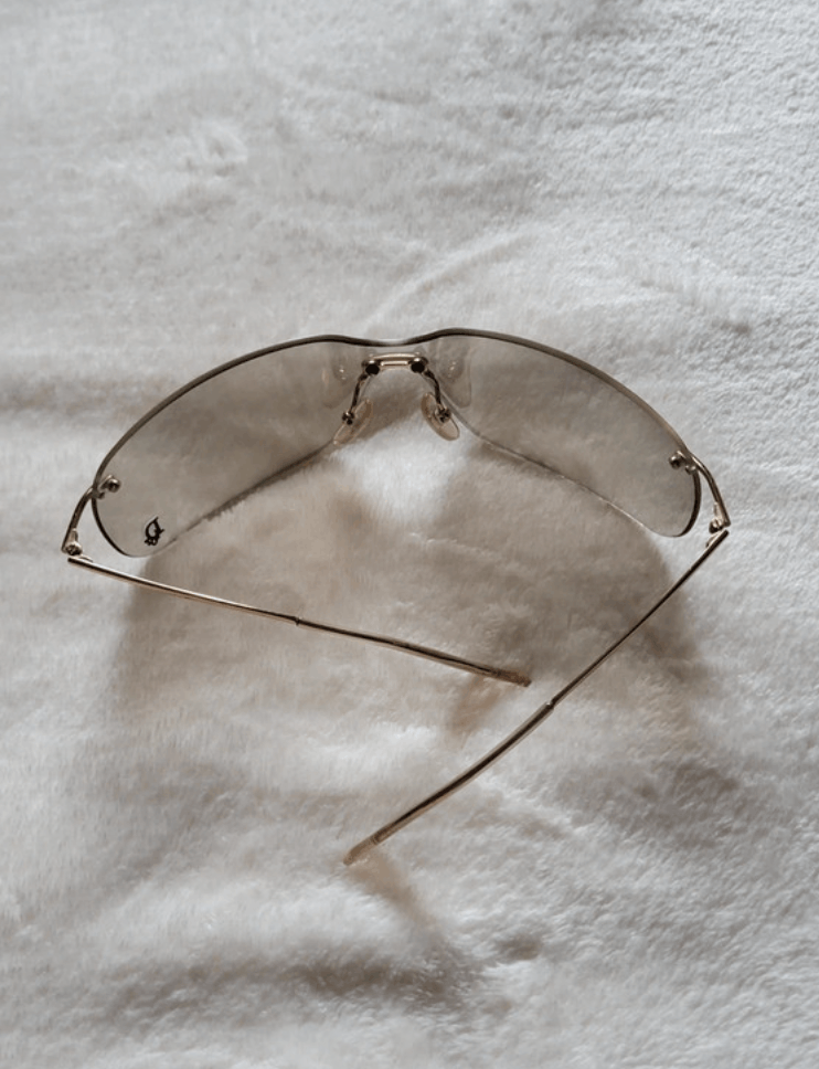 Dior DIOR Sunglasses Bowling Pop Rimless Shield Galliano Vintage Size ONE SIZE - 7 Thumbnail