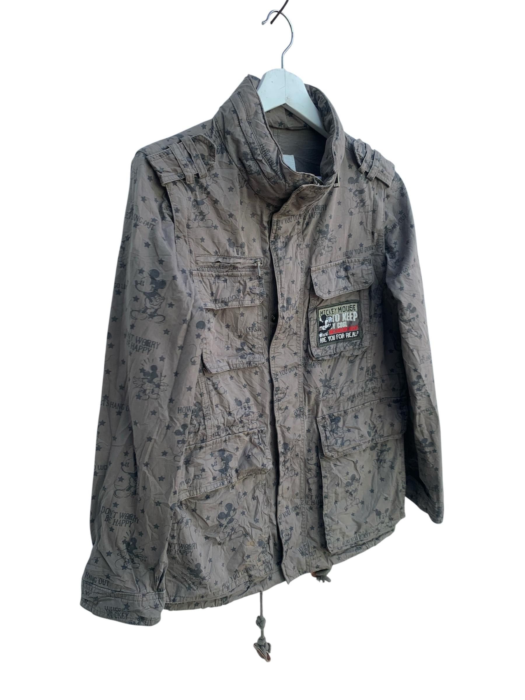 Mickey Mouse Holl Haus Holland X Disney Mickey Army Style Jacket Size US S / EU 44-46 / 1 - 3 Thumbnail