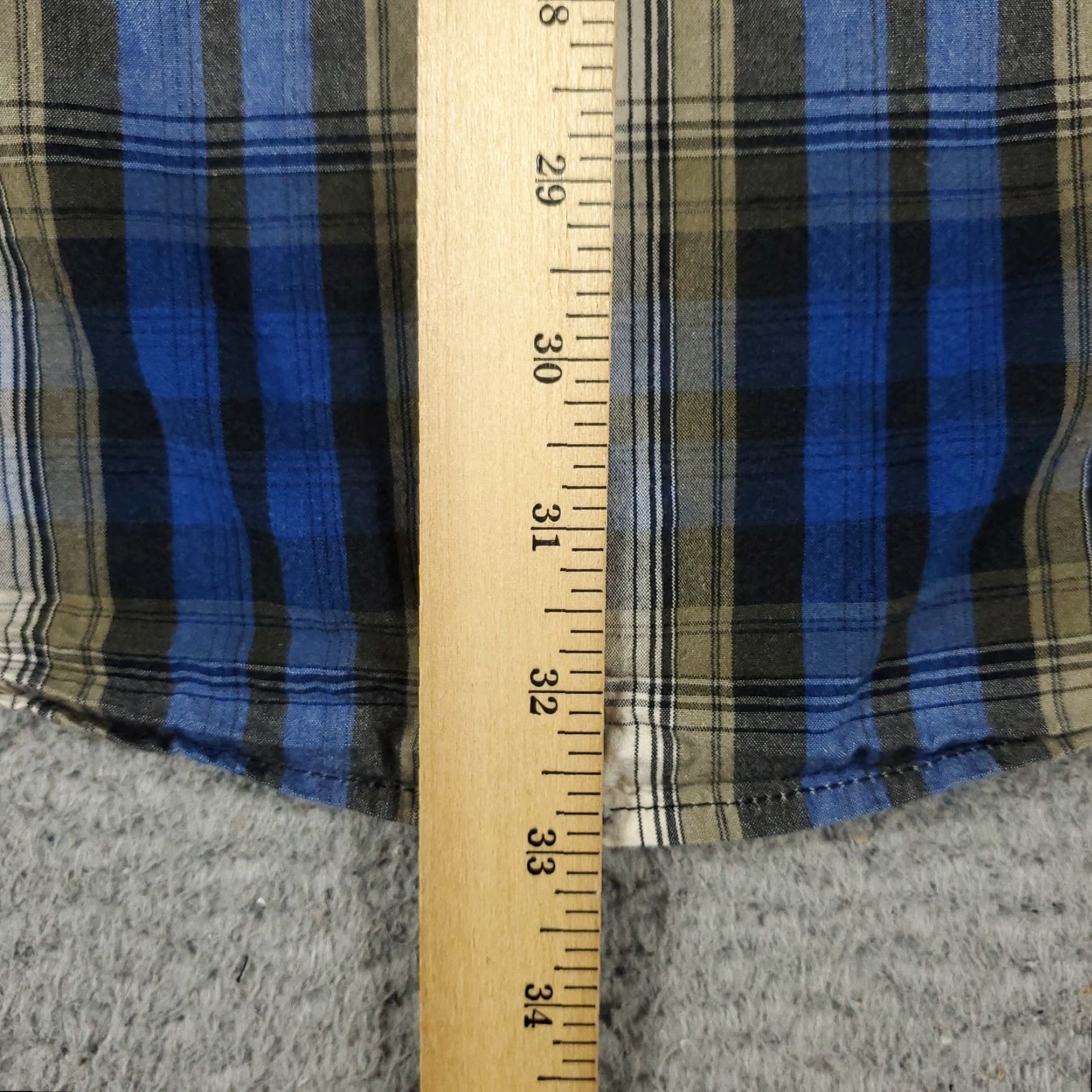 Carhartt VINTAGE Carhartt Shirt Men XL Blue Plaid Button-Up Short Sleeve Casual Shirt - Carhartt Shirt Men XL Blue Plaid Button-Up Short Sleeve Casual Shirt Size US XL / EU 56 / 4 - 4 Thumbnail