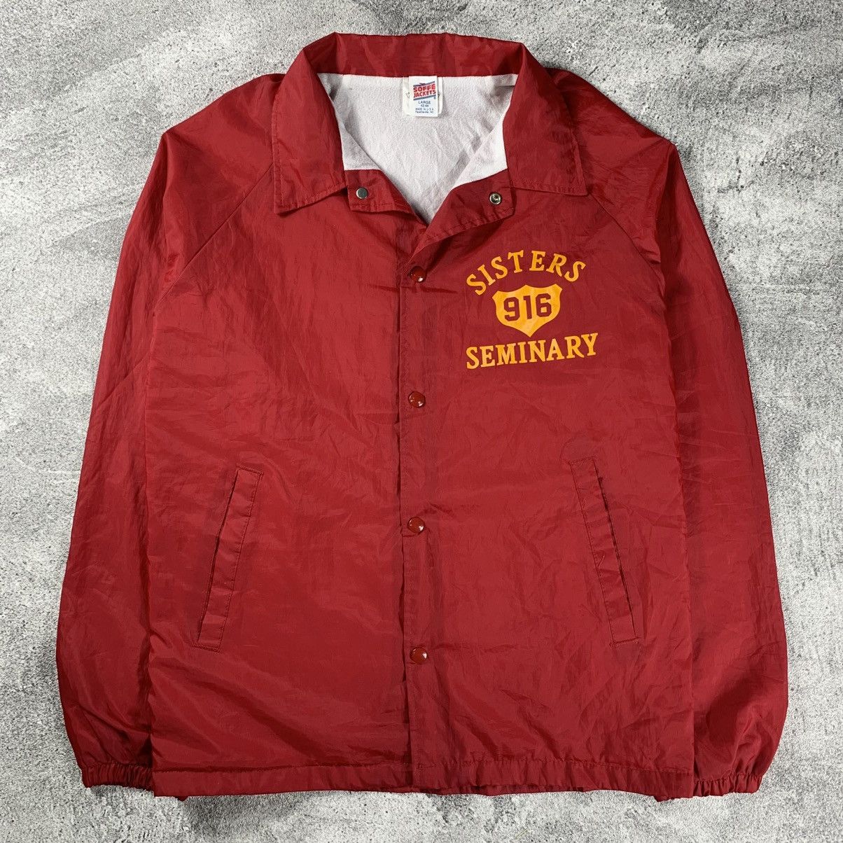 Vintage Vintage 80’s Sisters Seminary Baltimore Force Coach Jacket Size US L / EU 52-54 / 3 - 1 Thumbnail
