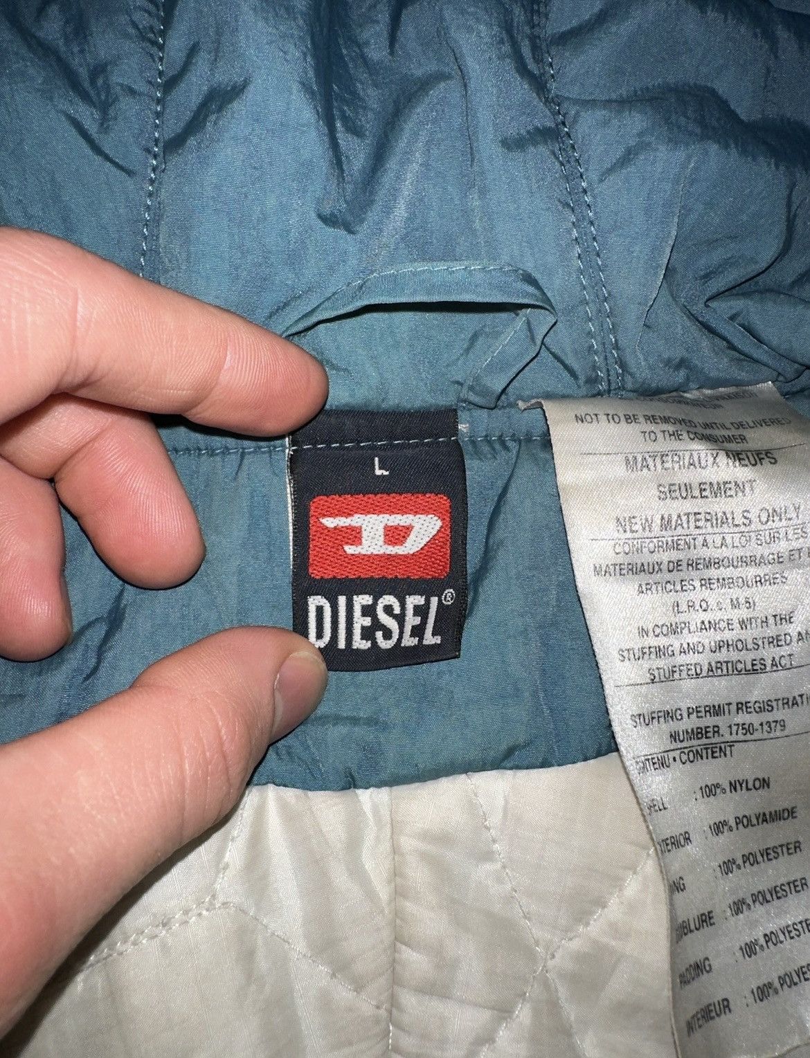 Diesel × Vintage Vintage Diesel Jacket Size Large Size US L / EU 52-54 / 3 - 3 Thumbnail
