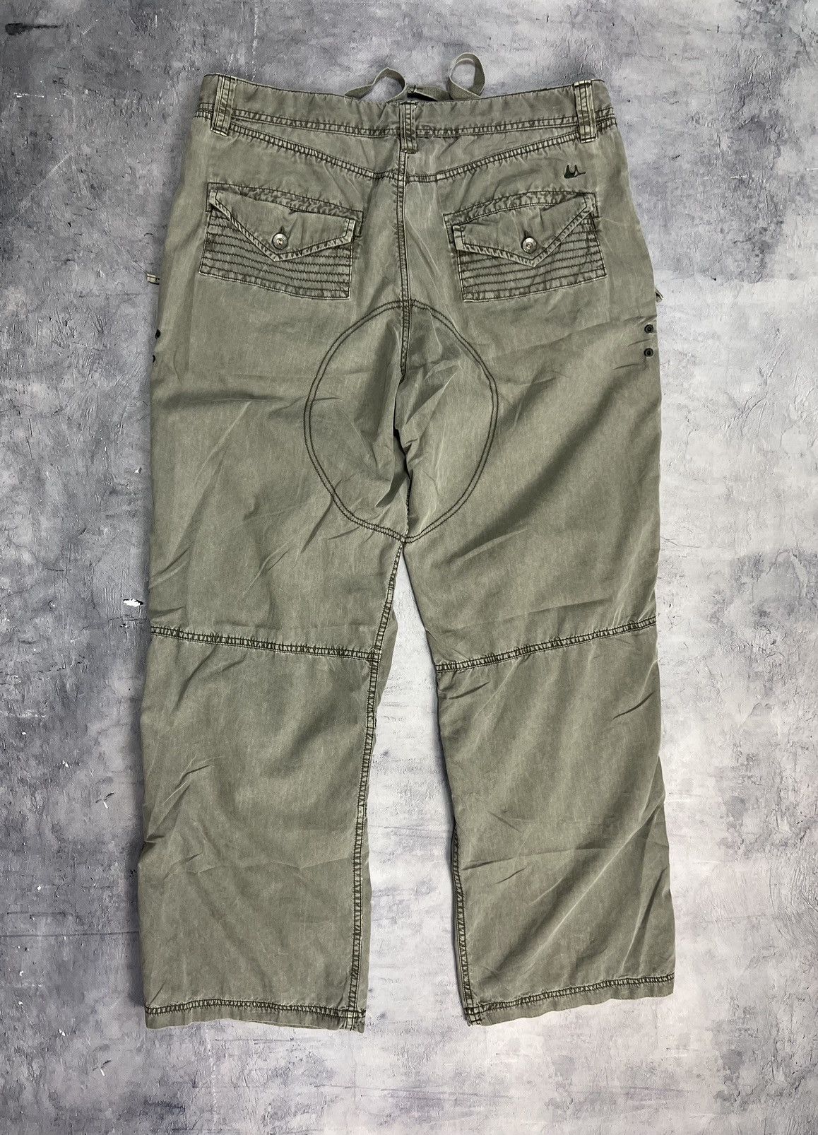 Vintage Avant Garde Cargo Pants Y2k Streetwear Size 36’’ Size US 36 / EU 52 - 8 Thumbnail