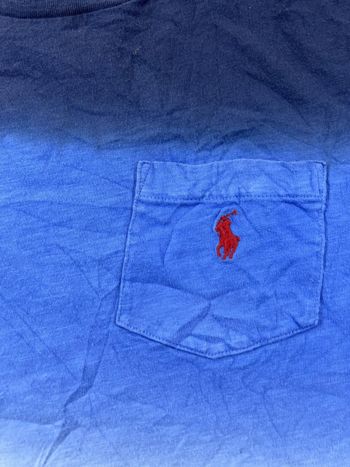 Polo Ralph Lauren Polo Ralph Lauren Gradient Blue to White T-Shirt with Pocket Size US M / EU 48-50 / 2 - 2 Thumbnail