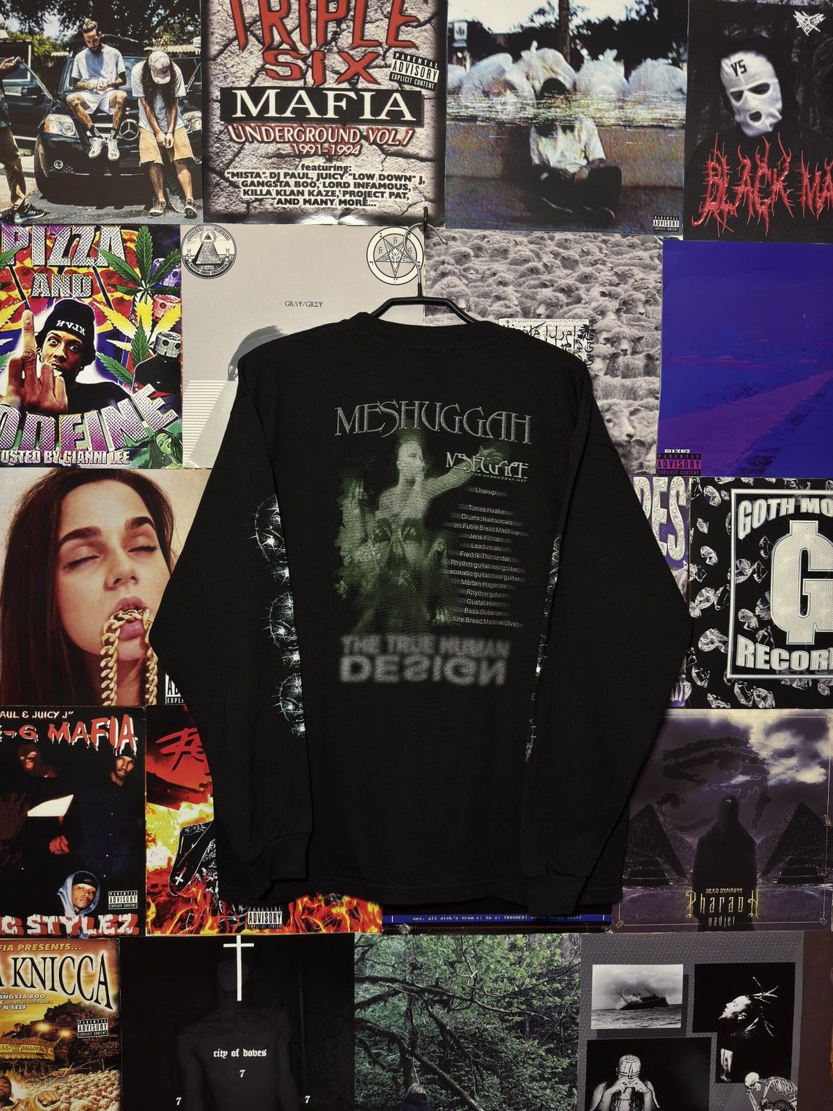 Vintage Vintage Meshuggah 90s Long Sleeve Size US L / EU 52-54 / 3 - 5 Thumbnail