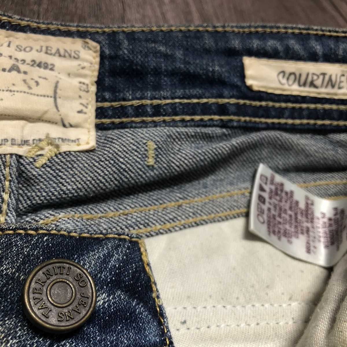 Taverniti × Vintage Distressed Denim Taverniti Jeans Courtney Flare Design Size 27" / US 4 / IT 40 - 22 Thumbnail