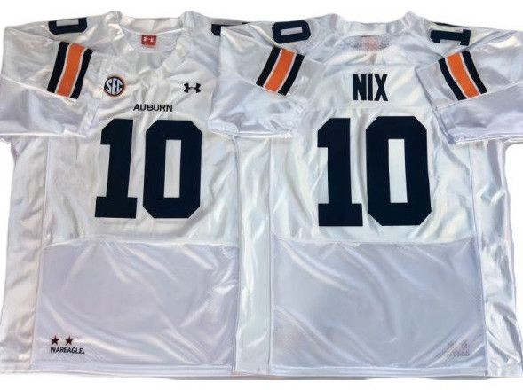 Other Auburn Tigers 10 Bo Nix White Football Jersey Size US M / EU 48-50 / 2 - 1 Thumbnail