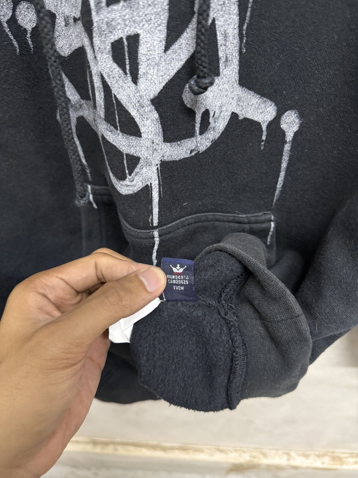 Stussy Vintage Stussy Graffiti Spray Hoodie Size US S / EU 44-46 / 1 - 7 Thumbnail