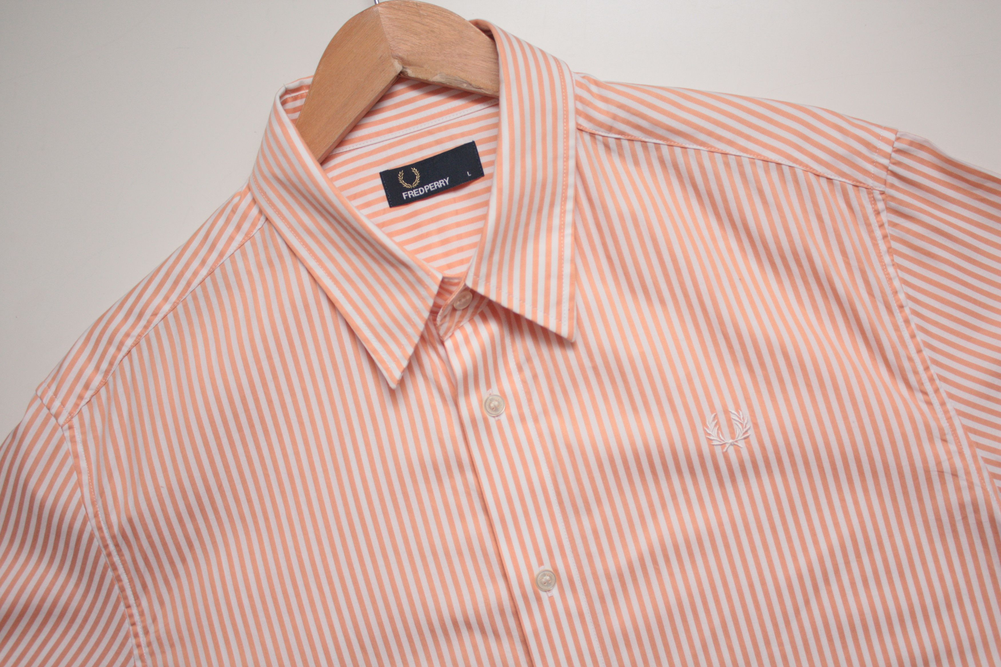 Fred Perry Fred Perry Summer Short Sleeve Striped Shirt Men's Large Size US L / EU 52-54 / 3 - 1 Thumbnail