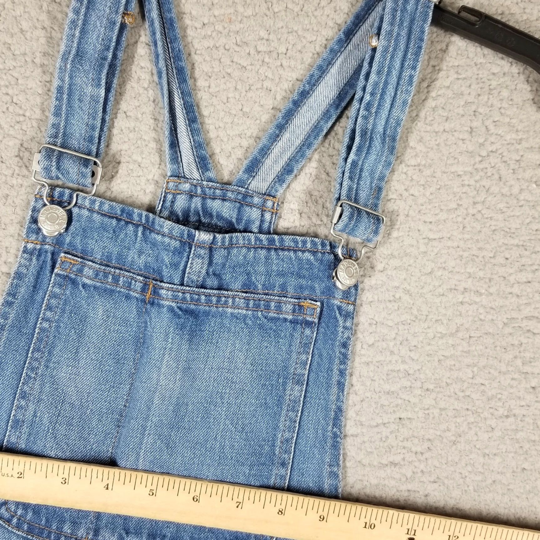Madewell Madewell Denim Short Overalls Womens Small Blue Jean Shorts Casual Overall Size 28" / US 6 / IT 42 - 7 Thumbnail