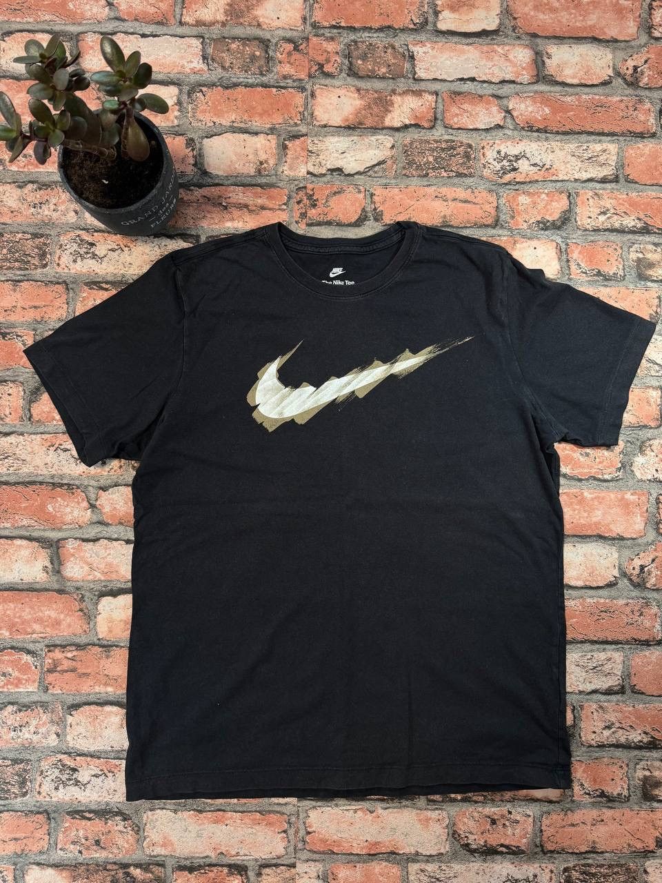 Nike × Vintage 90’s NIKE RARE CENTRAL SWOOSH Y2K LOGO RETRO TEE TSHIRT Size US L / EU 52-54 / 3 - 1 Thumbnail