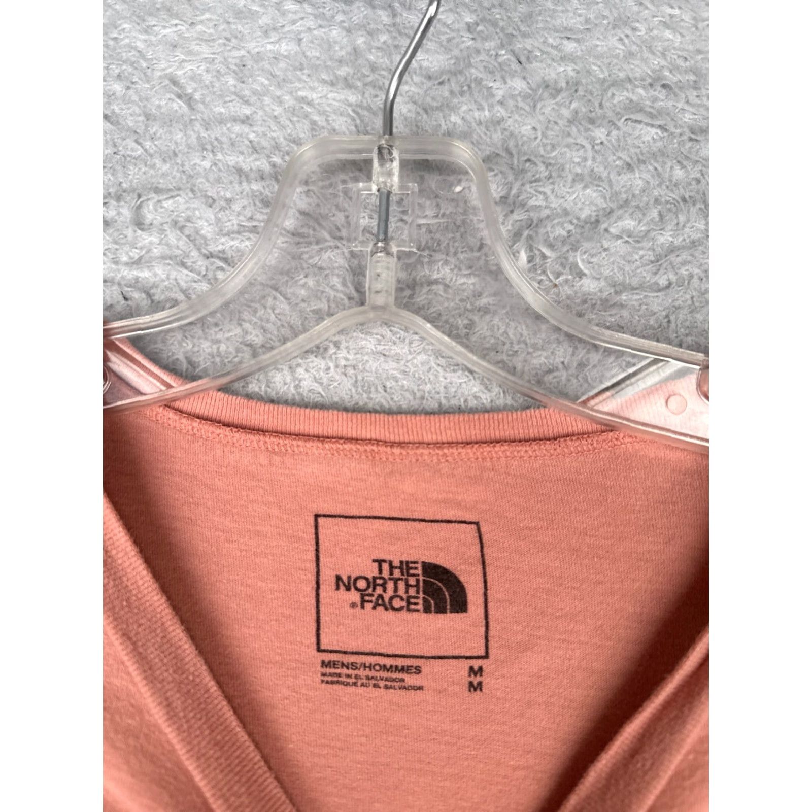 The North Face The North Face Shirt Men Medium Pink Long Sleeve Crew Neck 100% Cotton Breathable Classic Size US M / EU 48-50 / 2 - 7 Thumbnail