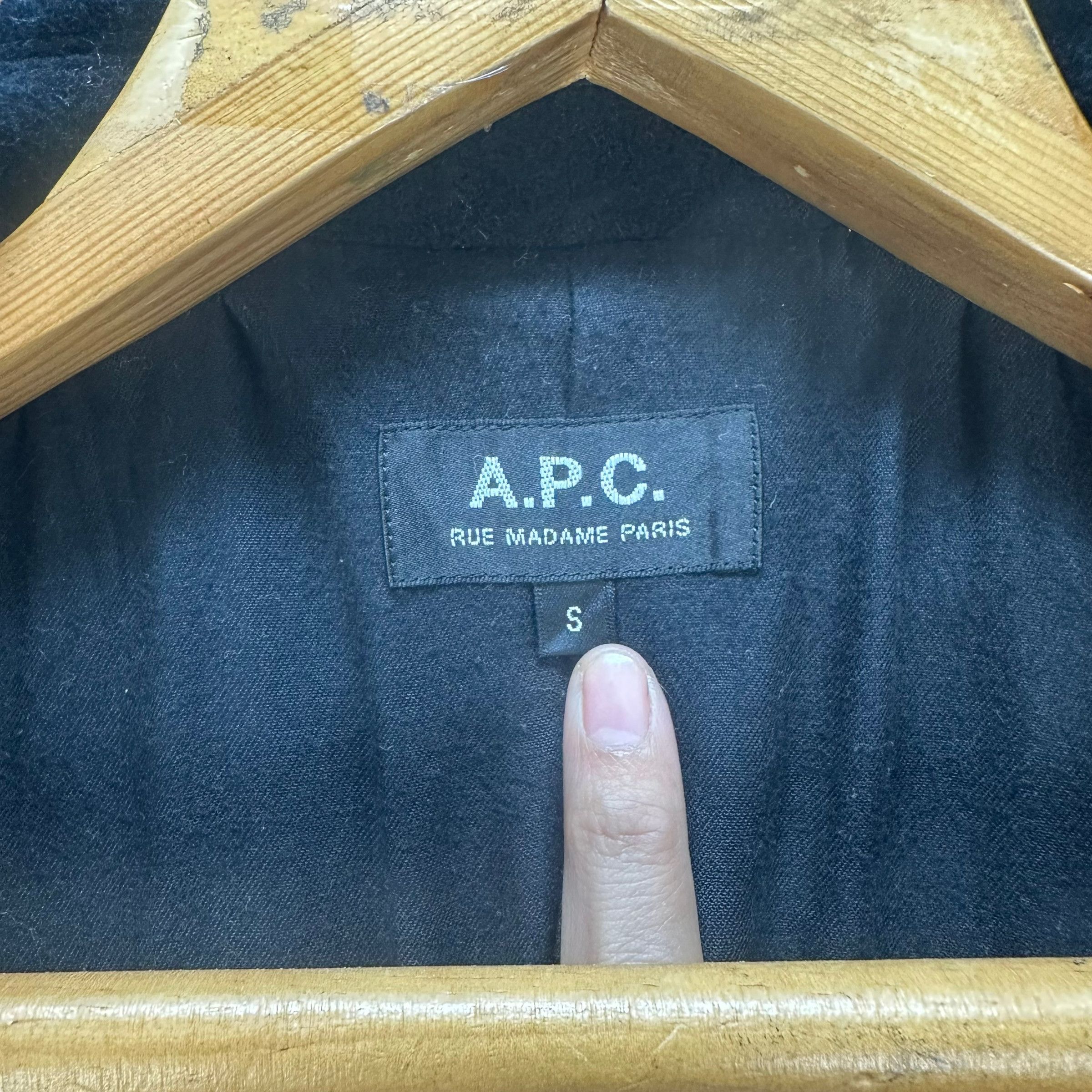 A.P.C. APC WOOL BLEND LONG COAT #8275-220 Size US S / EU 44-46 / 1 - 7 Thumbnail