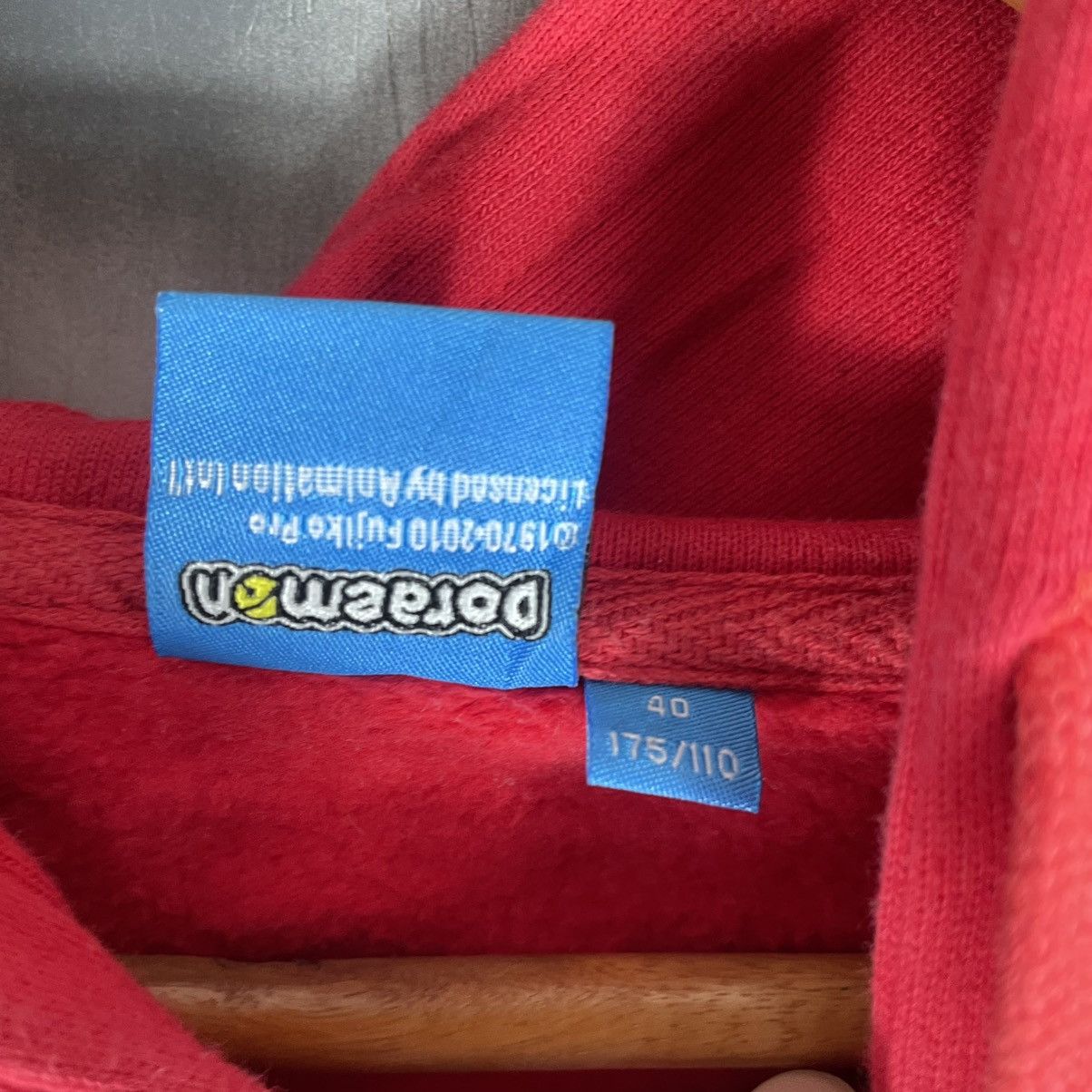 Anime Vintage Doraemon Zipper Hooded Size US L / EU 52-54 / 3 - 4 Thumbnail