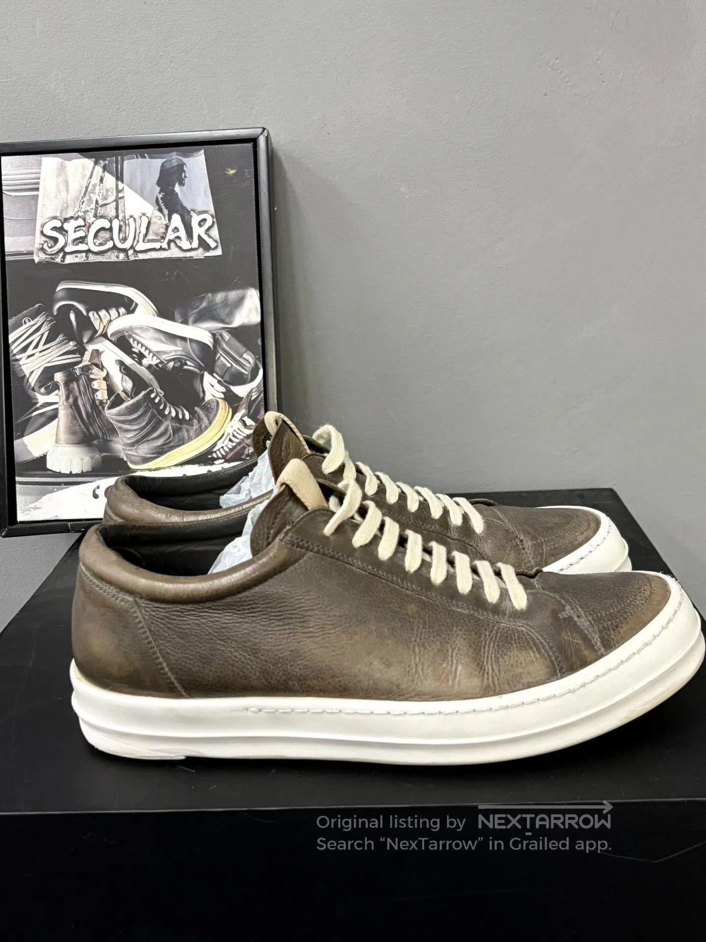 Rick Owens Rick Owens 20FW Low. Size US 10 / EU 43 - 4 Thumbnail