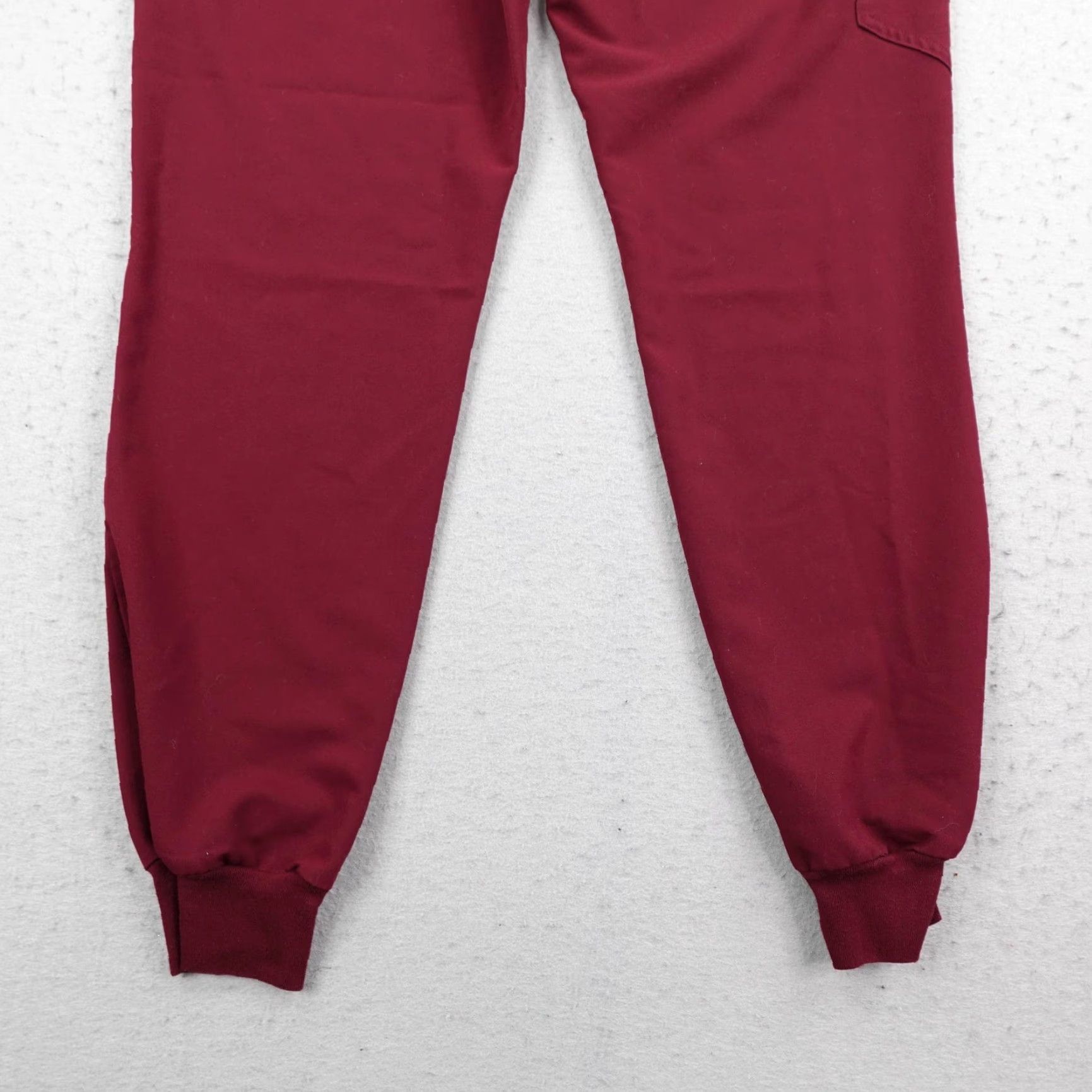 Vintage FIGS Scrub Pants Womens Medium Tall Red High Waisted Zamora Jogger Bottoms Nurse Size 32" / US 10 / IT 46 - 6 Thumbnail