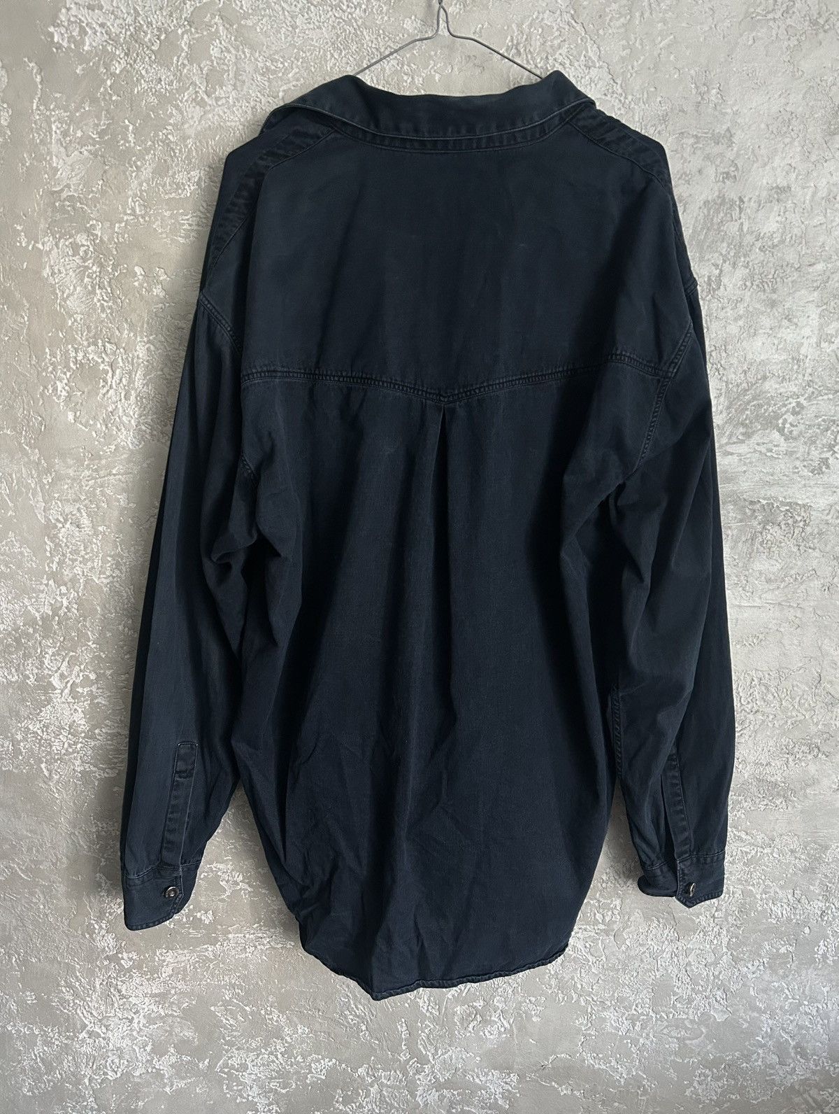 Versace × Vintage Vintage VERSACE JEANS COUTURE Contrast Long Sleeve Shirt Size US XL / EU 56 / 4 - 5 Thumbnail
