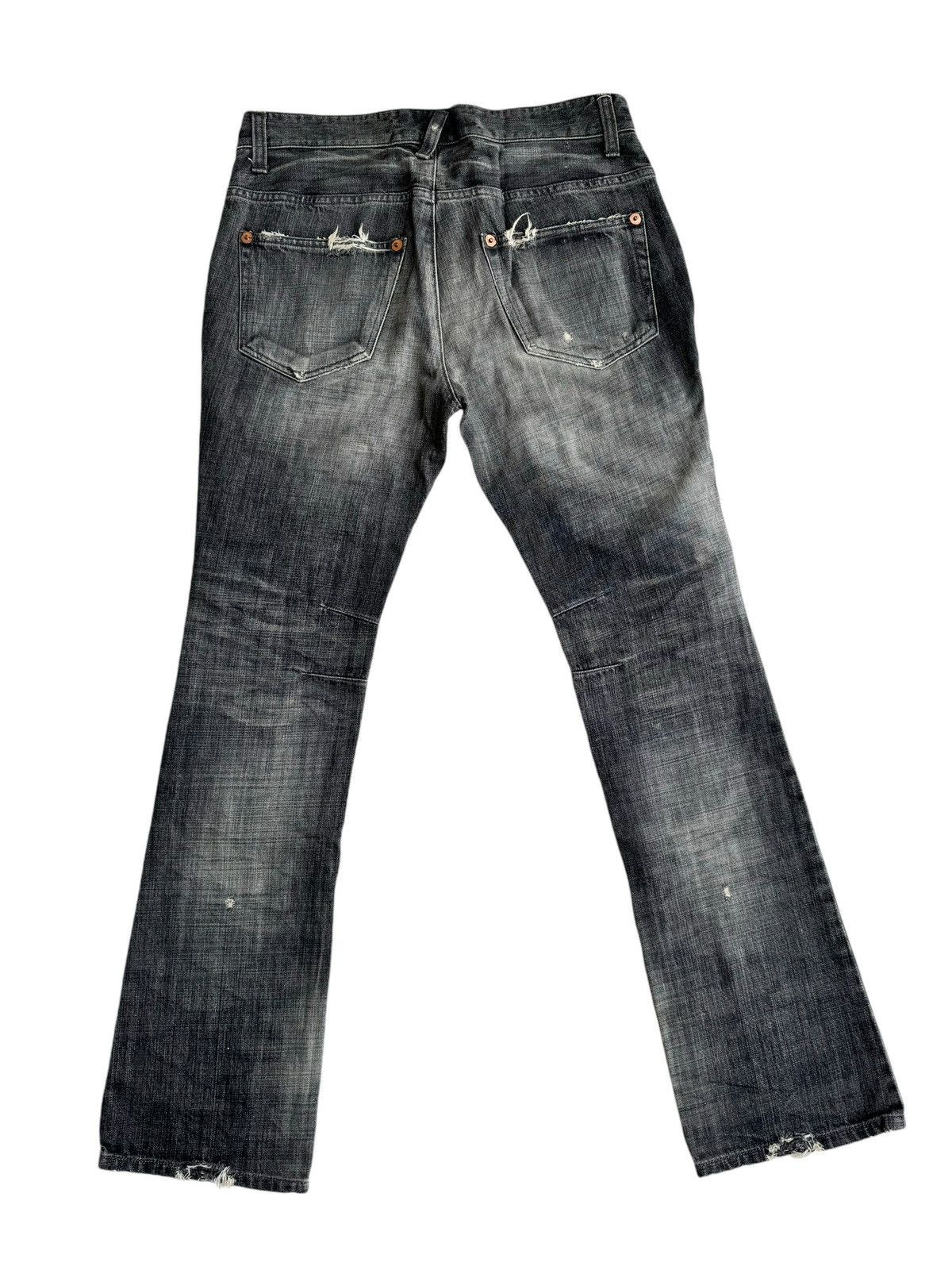 Japanese Brand ⚡️⚡️Izreel By Kazuhiro Takakura Distressed Jeans Zipper Size US 32 / EU 48 - 3 Thumbnail