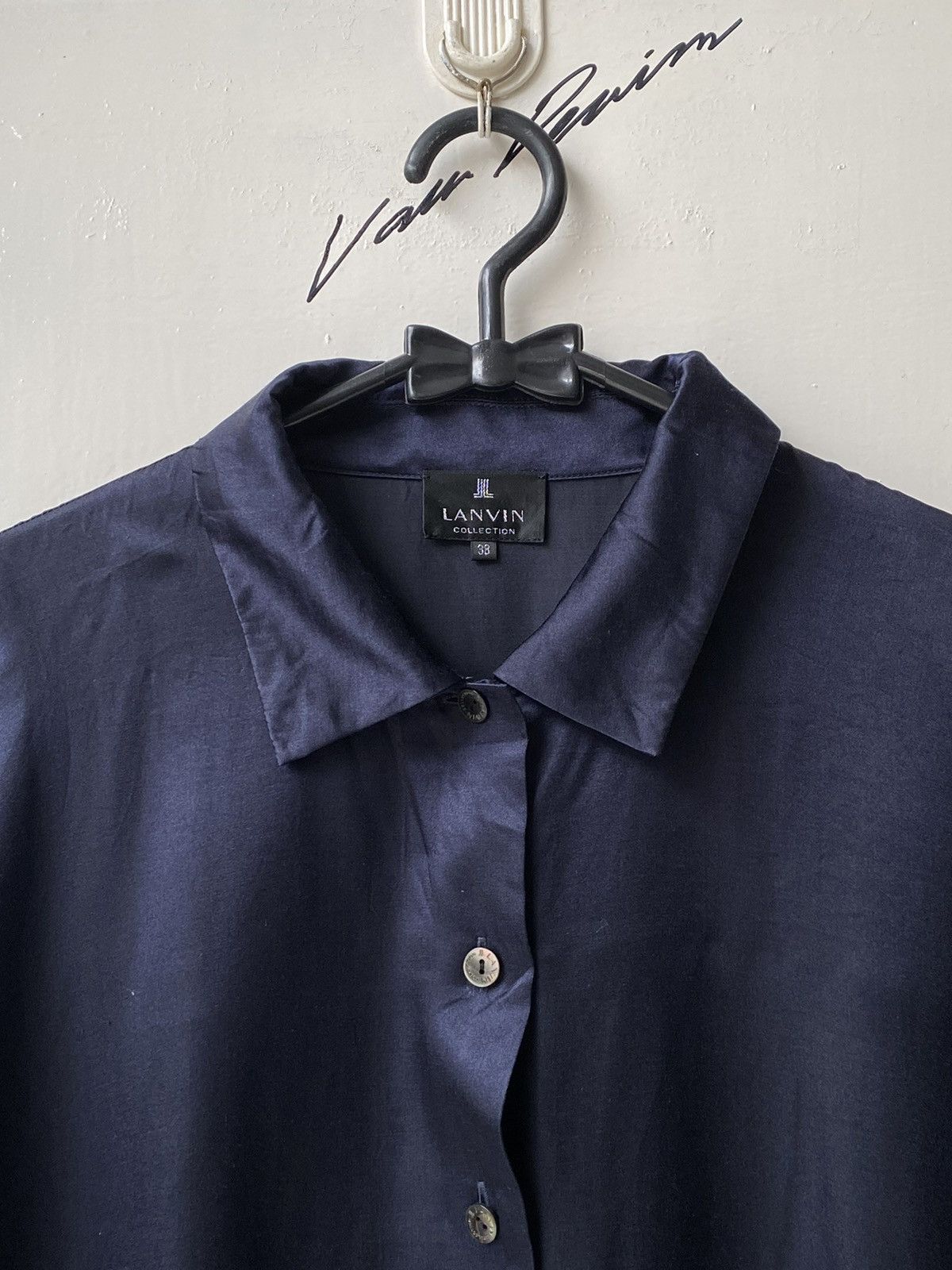 Lanvin LANVIN Collection Navy Dress Size XXL / US 16-18 / IT 52-54 - 13 Thumbnail