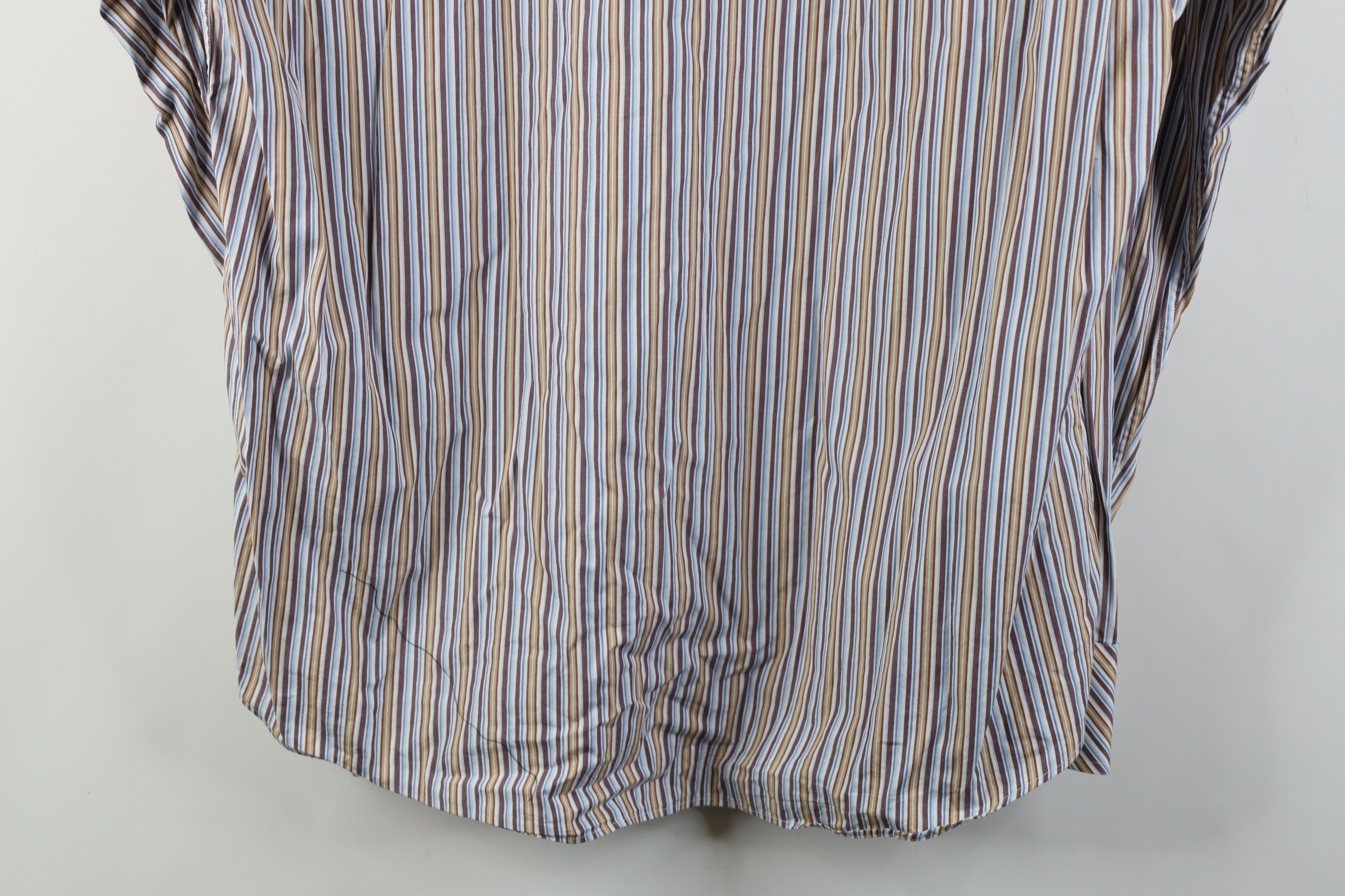 Hugo Boss Hugo Boss Color Block Collared Button Dress Shirt Cotton Size US L / EU 52-54 / 3 - 13 Thumbnail