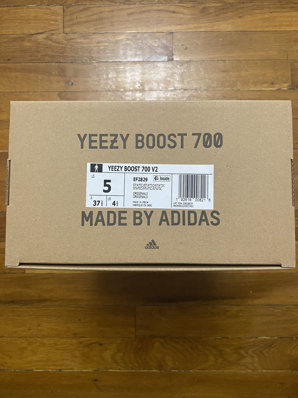 Adidas × Kanye West × Yeezy Size 5 - Adidas Yeezy Boost 700 V2 Static Grey Cream Men’s Size US 5 / EU 37 - 8 Thumbnail