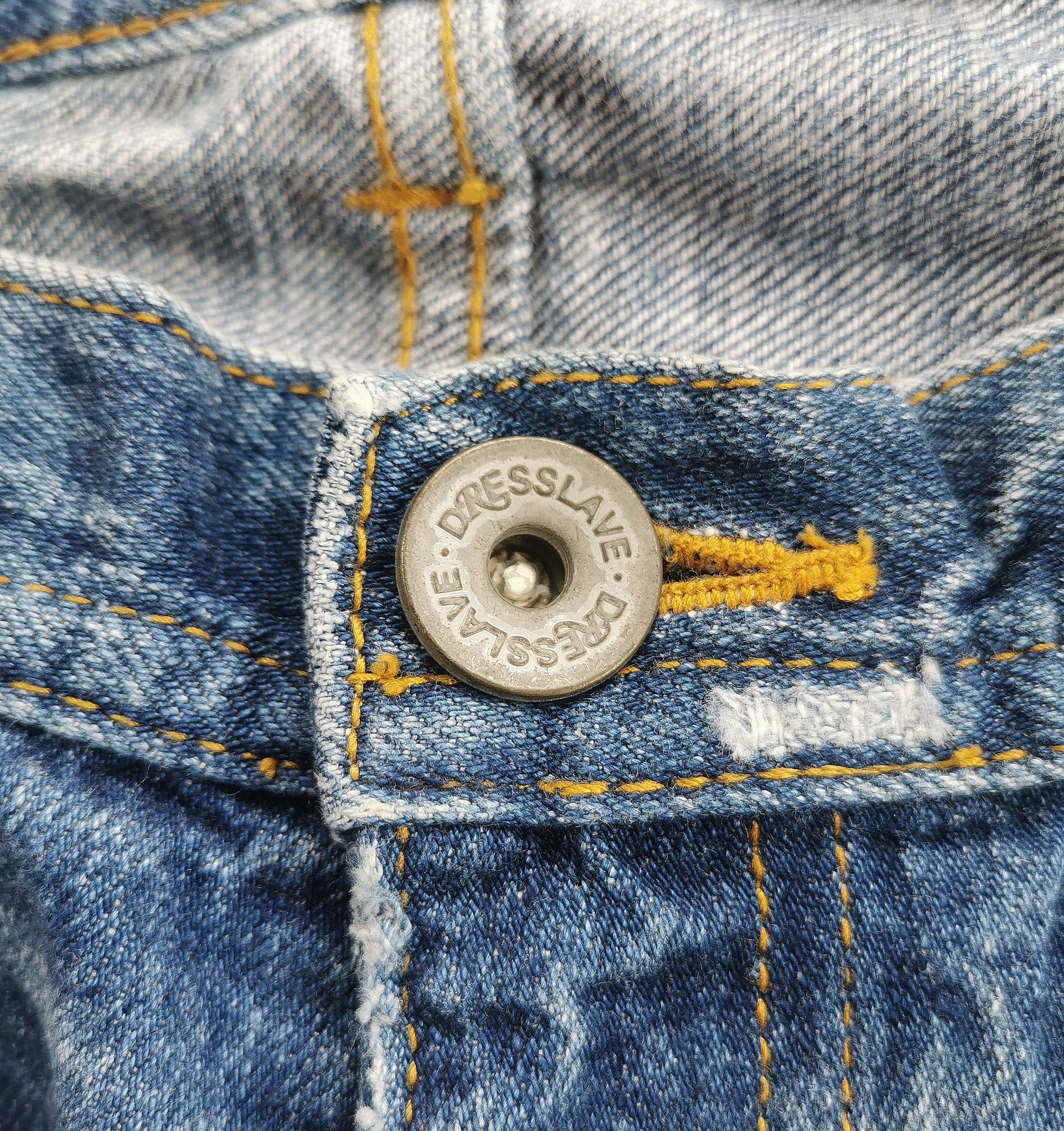 Full Count & Co. Flare Dresslave Distressed Faded Denim Jeans Like Fullcount Size US 30 / EU 46 - 5 Thumbnail