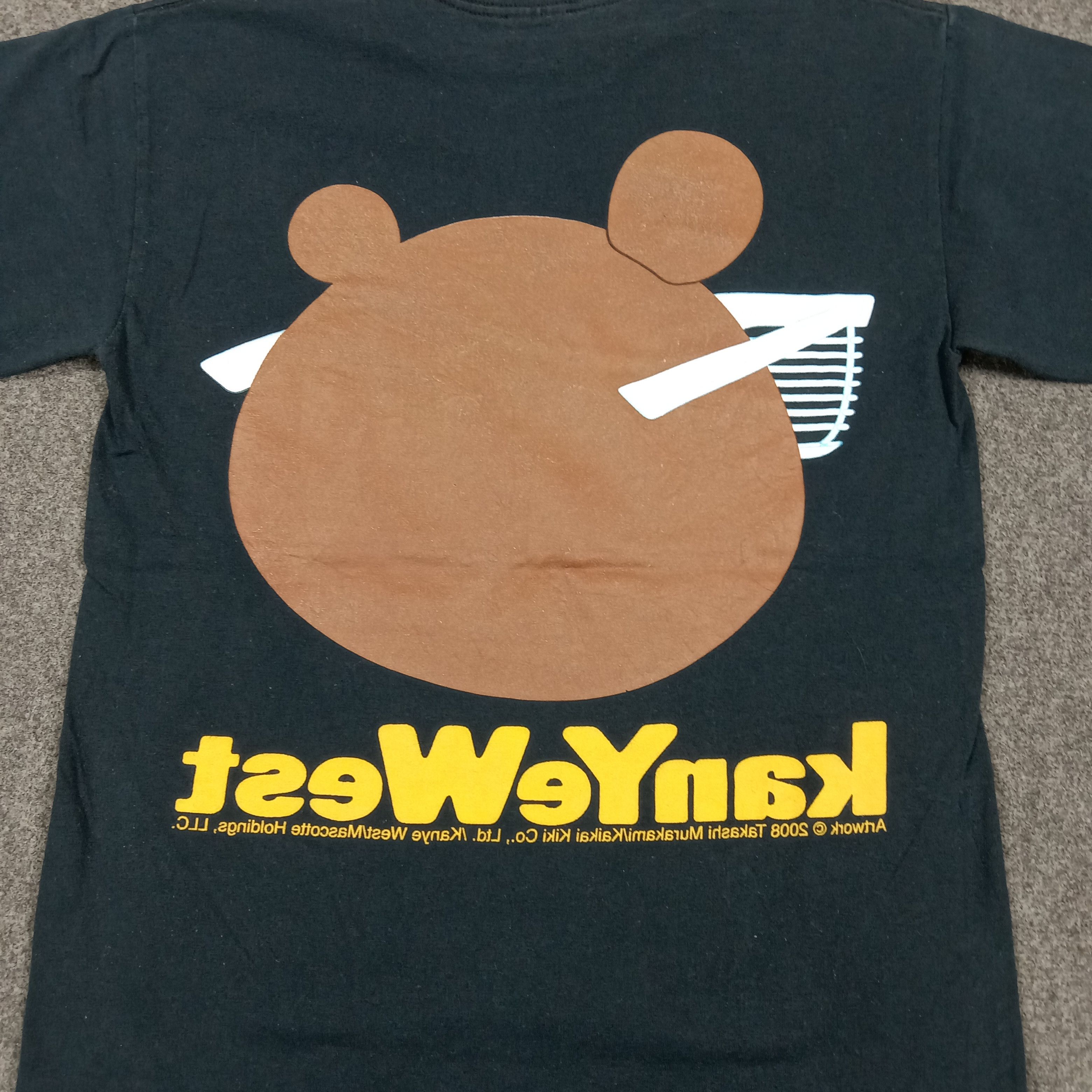 Vintage Y2K Kanye West College Dropout Bear Tshirt C276N53 Size US S / EU 44-46 / 1 - 6 Thumbnail