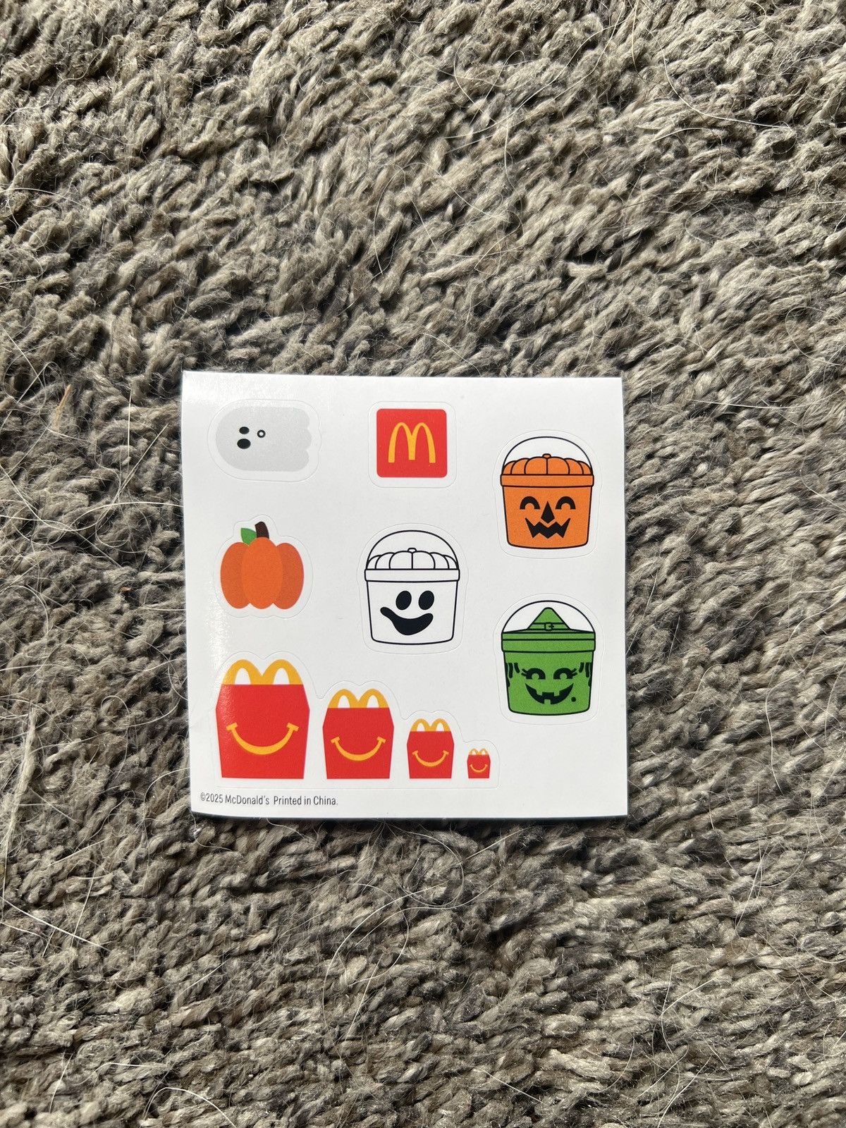 Hypebeast 2025 Lil McDonald’s Boo Bucket Stickers Size ONE SIZE - 1 Thumbnail