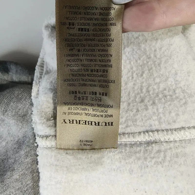 MR & MRS ITALY Burberry Gray Cotton Women's Sweatshirt. Size M / US 6-8 / IT 42-44 - 5 Thumbnail