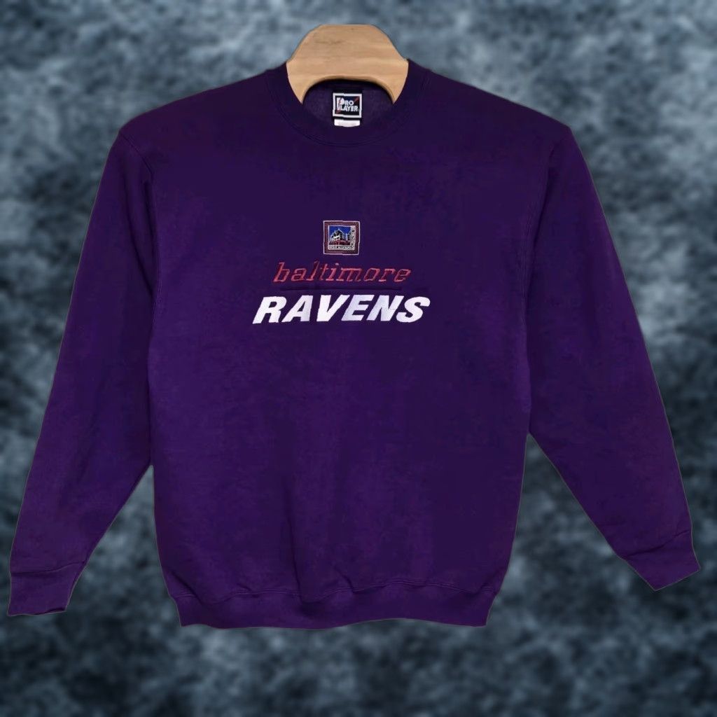 Pro Player VINTAGE Pro Player Baltimore Ravens Crewneck Sweatshirt L Purple NWOT Size US L / EU 52-54 / 3 - 1 Thumbnail