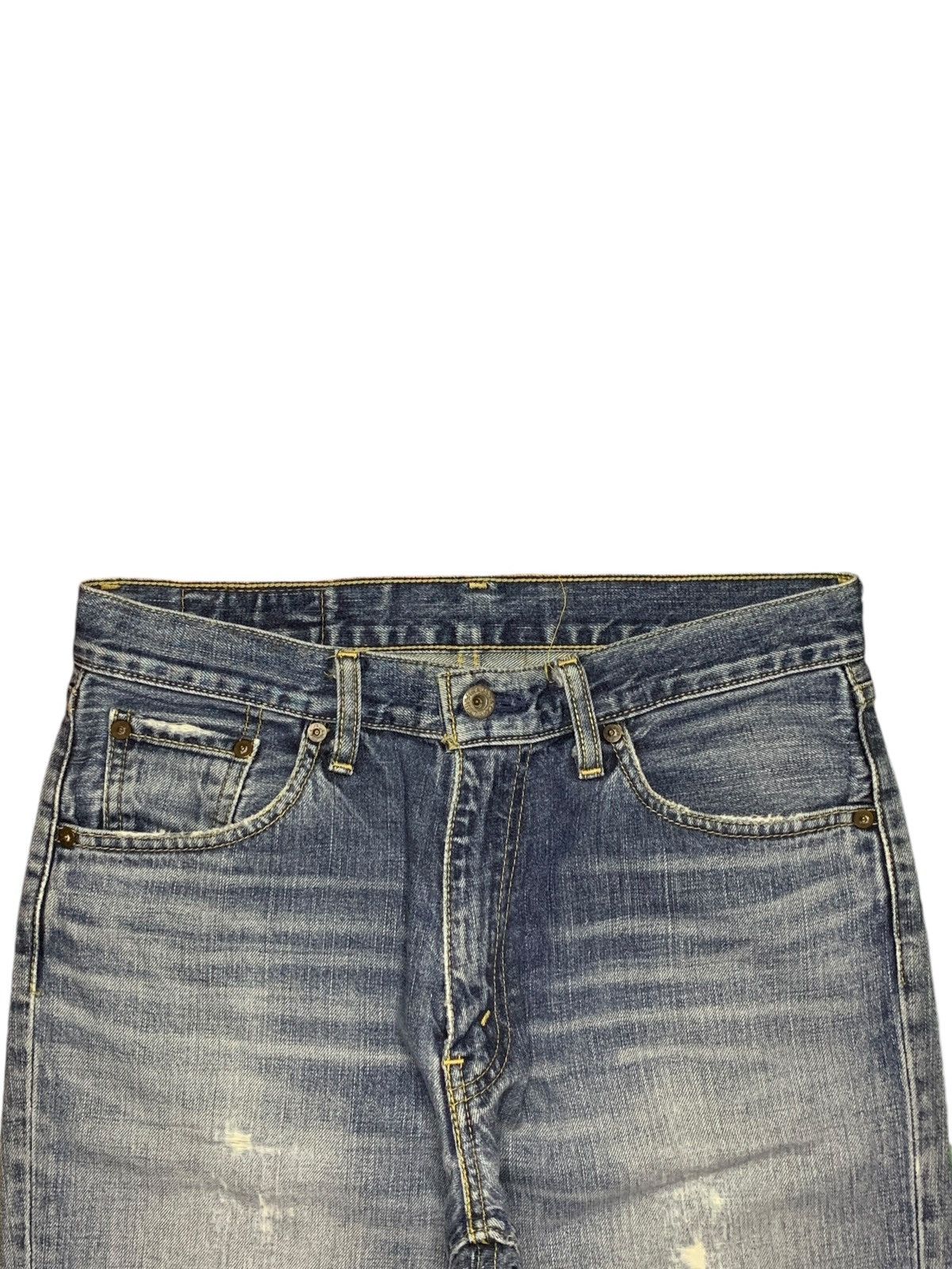 Levi's × Levi's Vintage Clothing Vintage 90s Levis 502 Faded Wash Distressed Baggy Jeans Size US 30 / EU 46 - 4 Thumbnail
