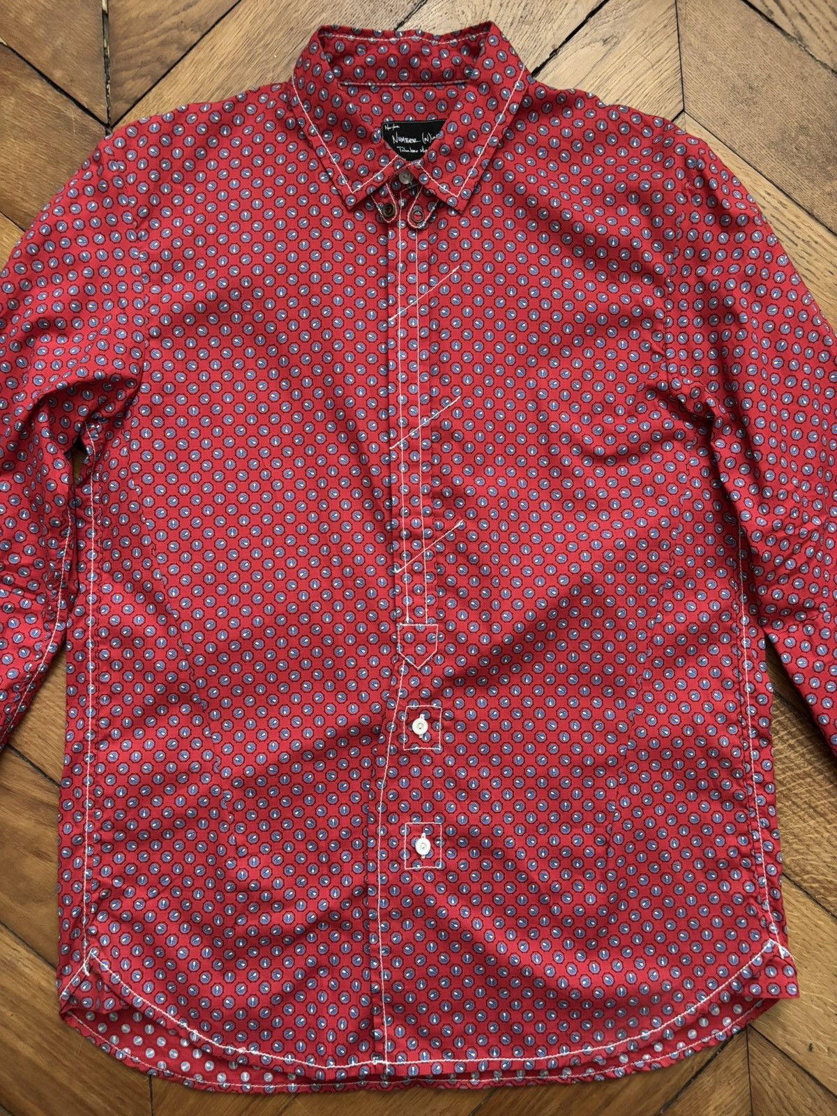 Number (N)ine Number (N)ine 08AW Guitar Pattern Shirt Showpiece Size US L / EU 52-54 / 3 - 4 Thumbnail