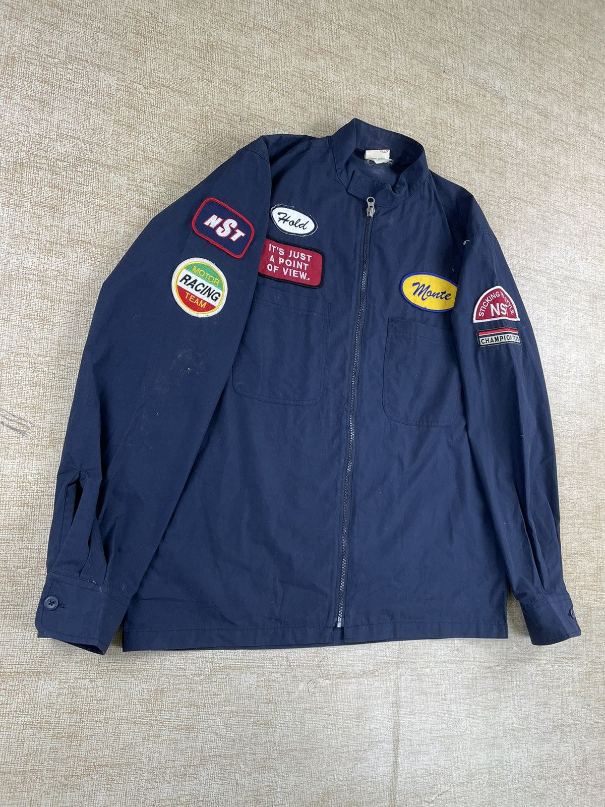 Vintage NEVER SEEN THING Vintage Champion Racing Motor Team Jacket Size US M / EU 48-50 / 2 - 2 Thumbnail