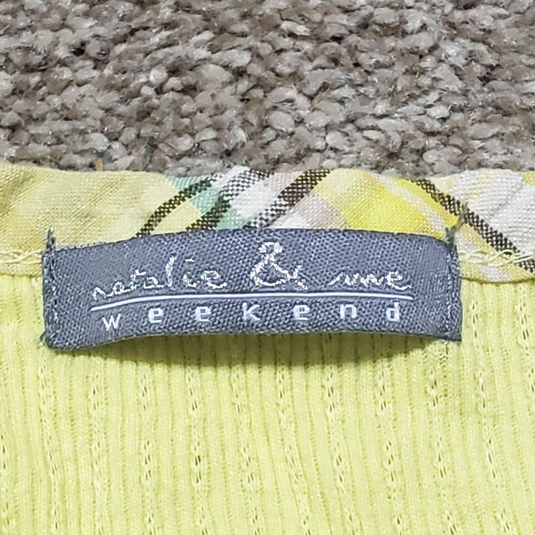 Vintage Natalie & Me Shirt Vest Adult Small Yellow Zipper Geometric Polyester Vest Casual 90s? Size S / US 4 / IT 40 - 3 Thumbnail