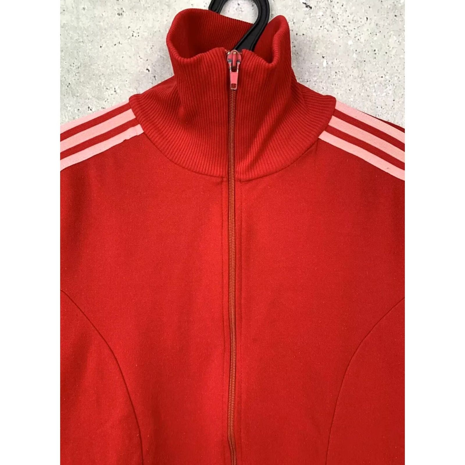 Adidas VINTAGE adidas 3 STRIPES ZIP UP TRACK JACKET MEN'S S RED Jacket Mens S Red adidas 3 Stripes Track Jacket Vintage Men’s S Red 1970s Sportswear Size US S / EU 44-46 / 1 - 4 Thumbnail