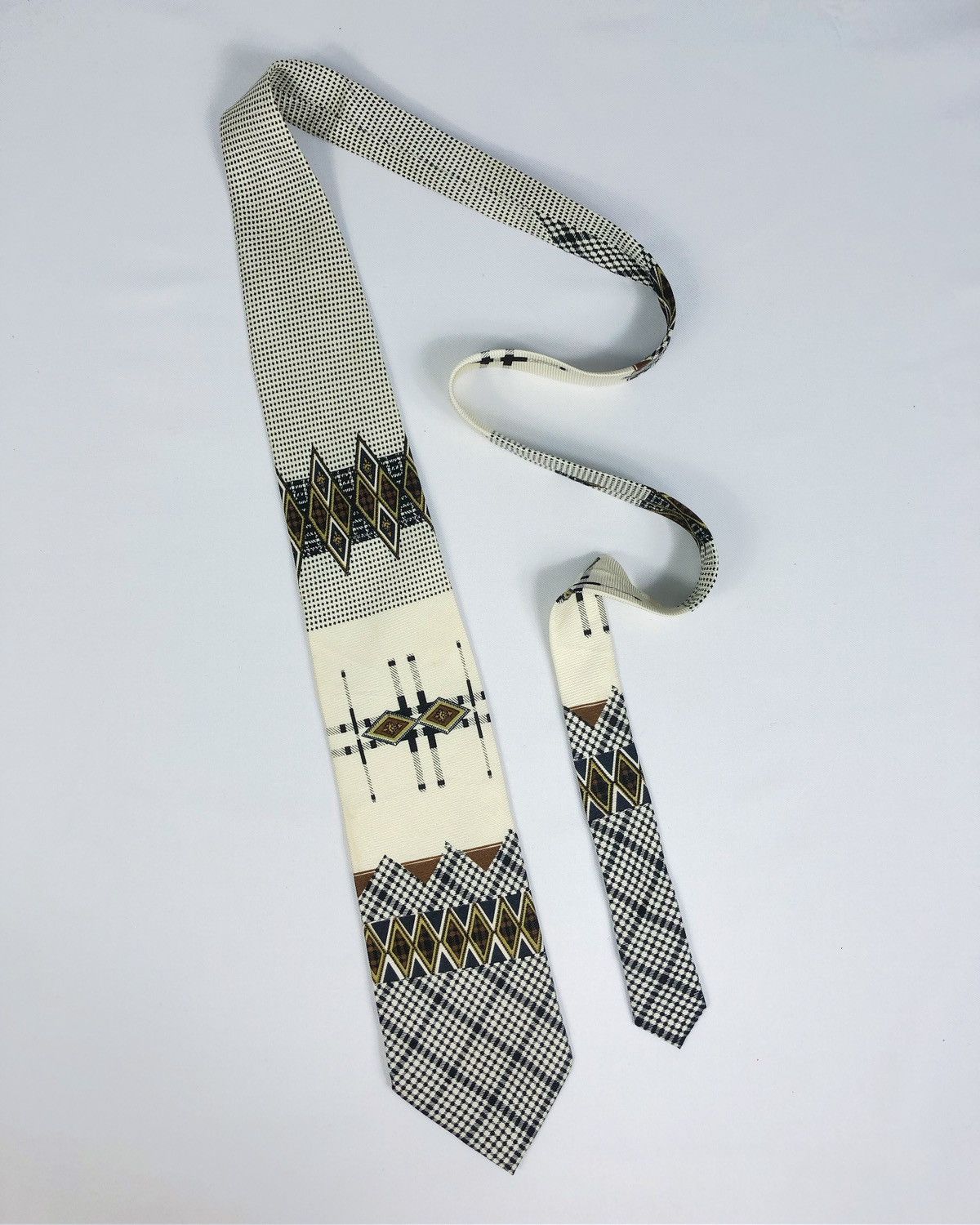 Playboy Rare Vintage Playboy USA Abstract Silk Tie Size ONE SIZE - 3 Thumbnail