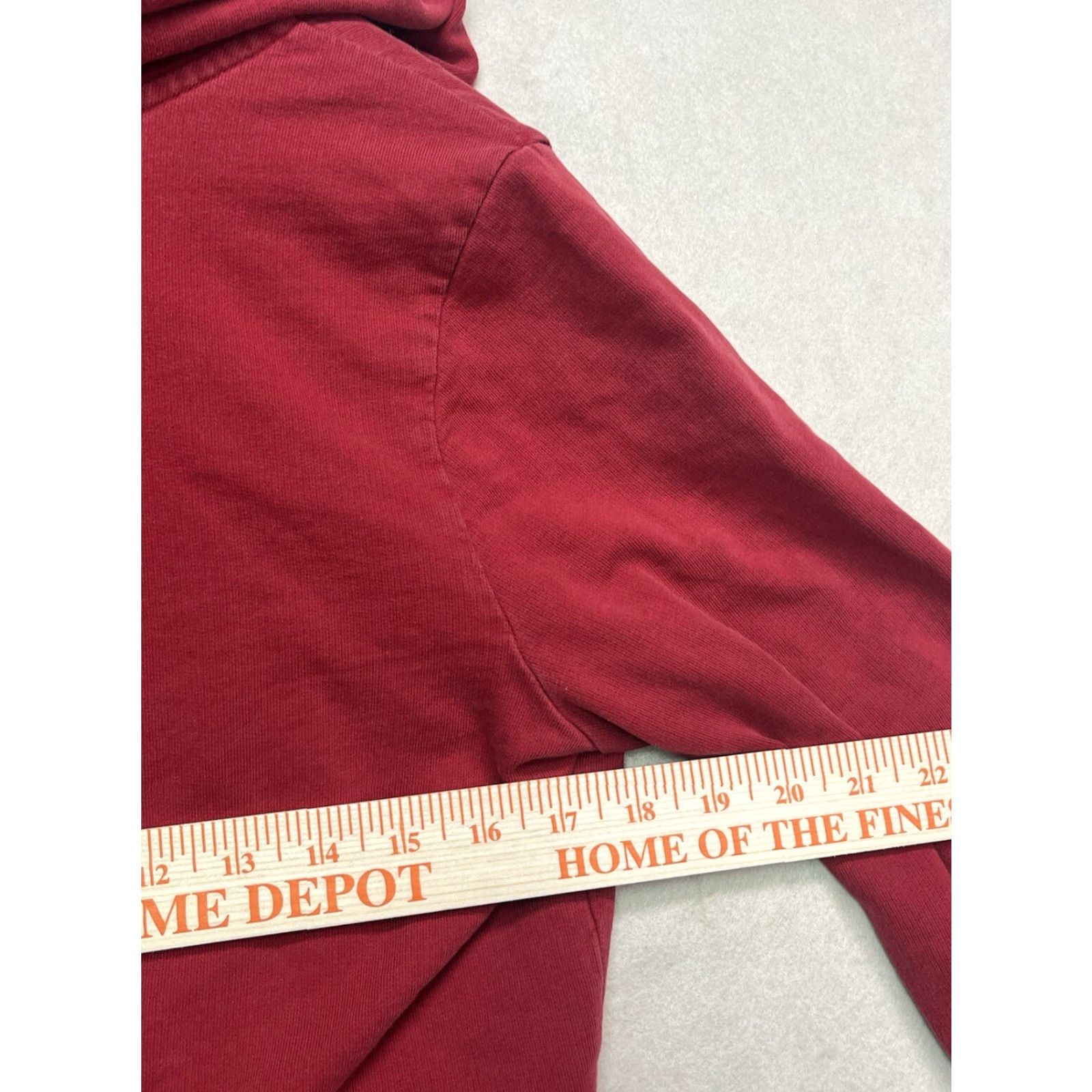 Lucky Brand Lucky Brand Red Belted Open Front Sweater Hooded Women L Satin Cotton See All Pics Size L / US 10 / IT 46 - 3 Thumbnail