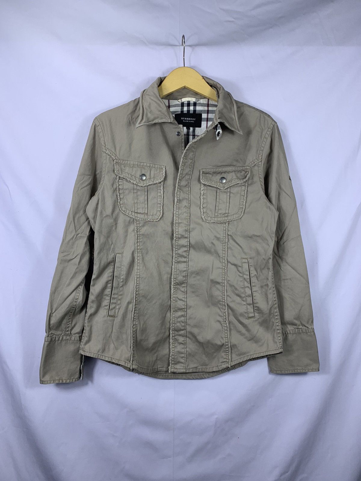 Burberry Prorsum Burberry Nice Design Distressed Button up Slevee Size US L / EU 52-54 / 3 - 2 Thumbnail