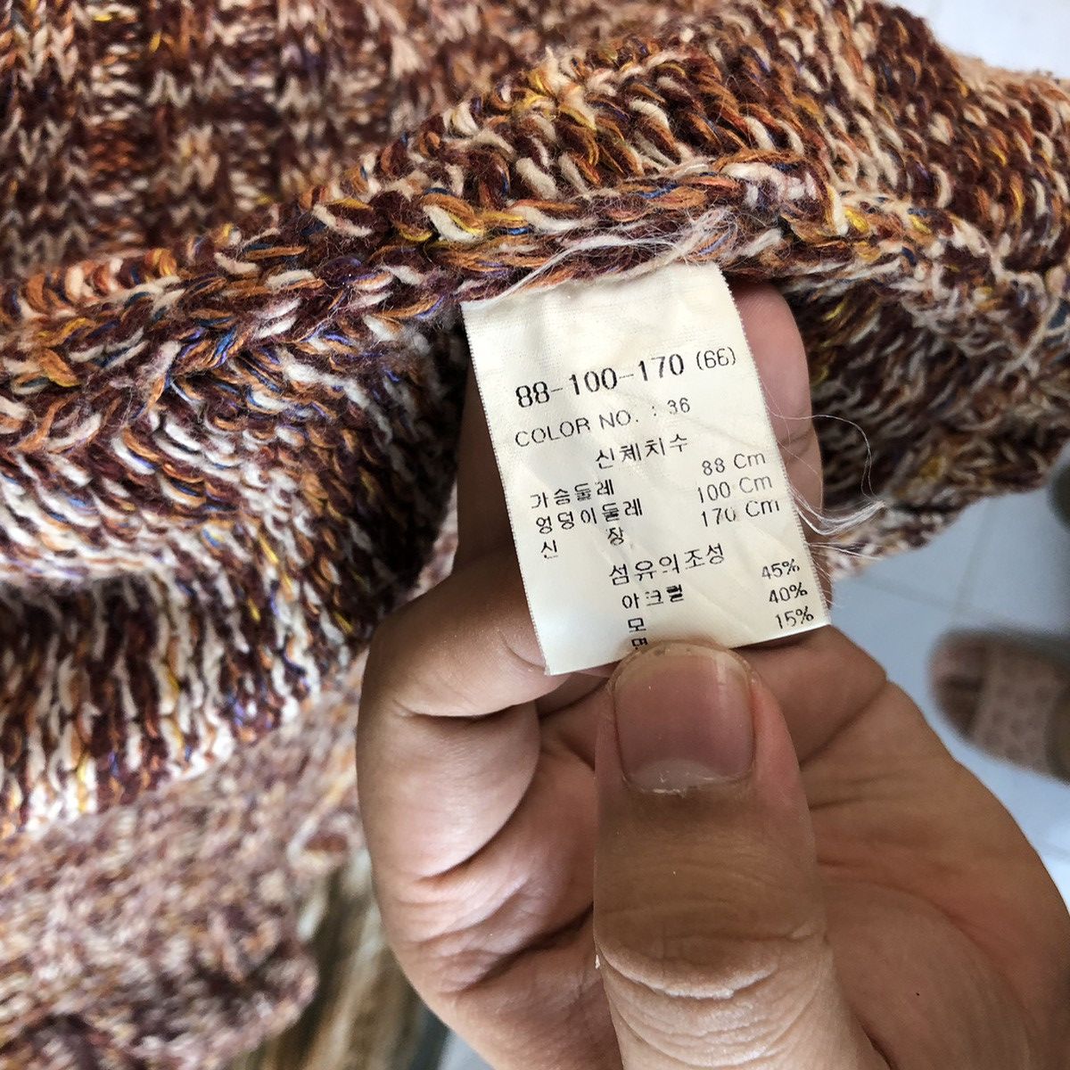 Homespun Knitwear × Japanese Brand Une Red vintage japan Cardigan knitwear #A1340 Size US M / EU 48-50 / 2 - 11 Thumbnail