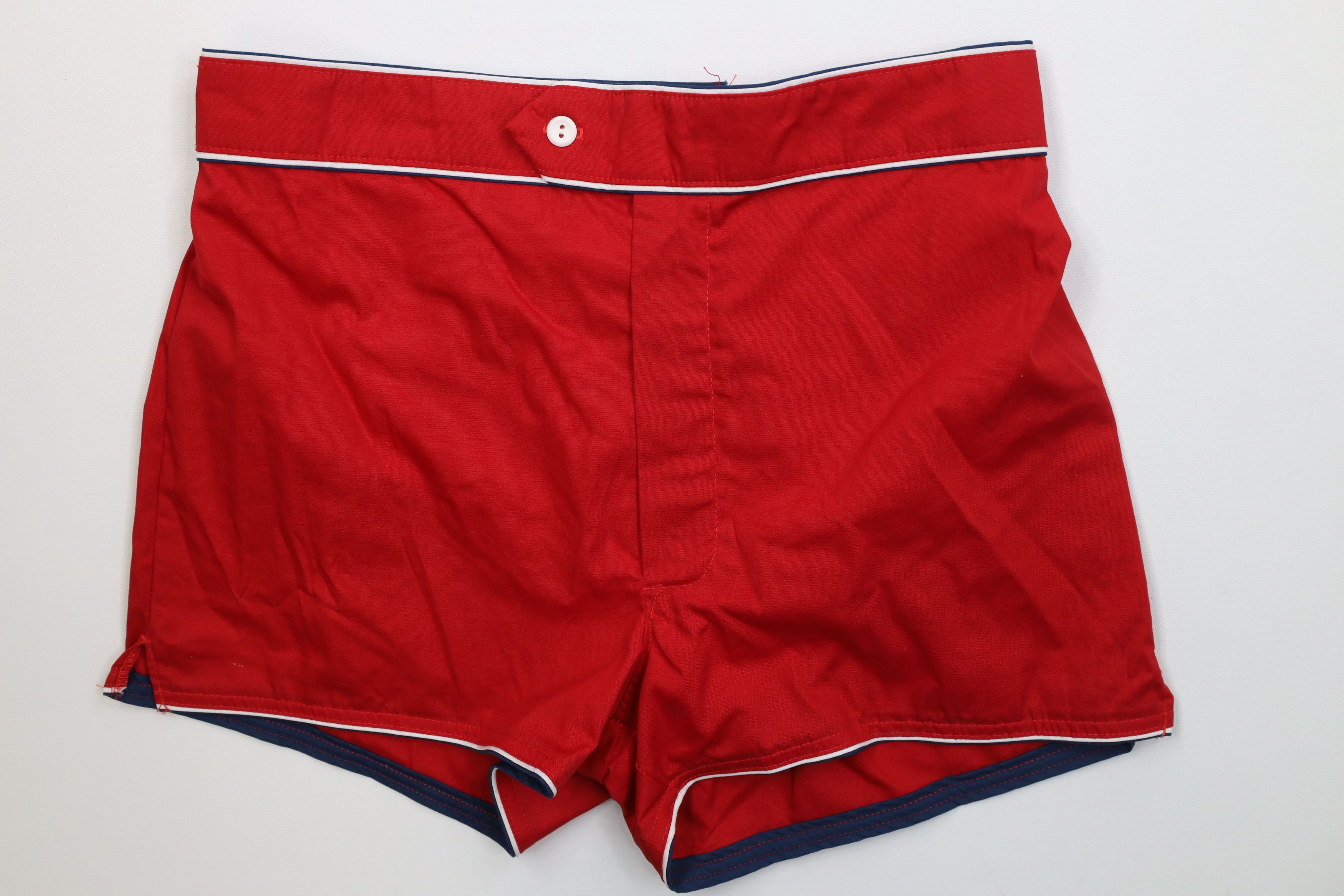 Vintage Vintage 60s 70s Streetwear Beach Shorts Swim Trunks USA Size US 36 / EU 52 - 1 Thumbnail
