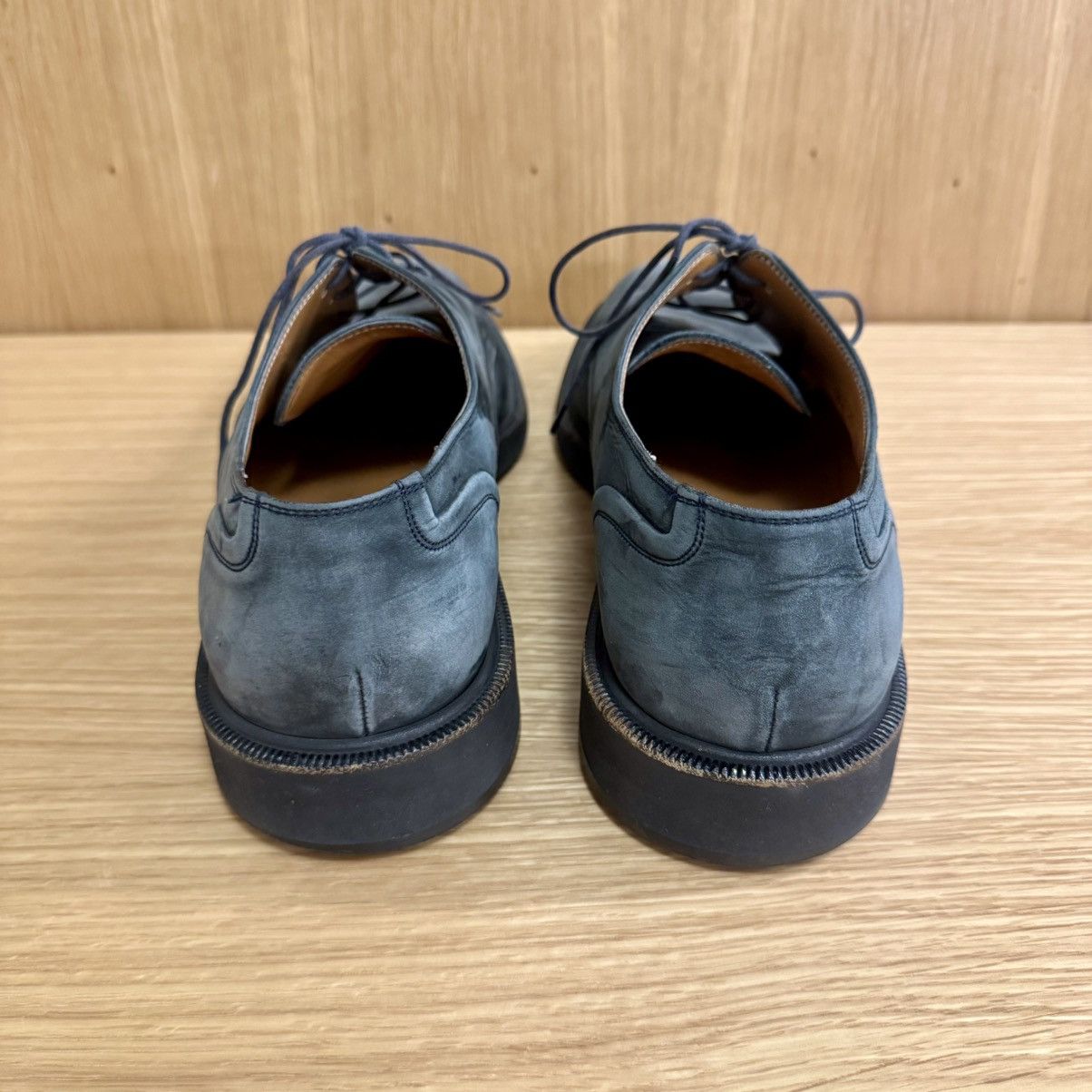 Salvatore Ferragamo Salvatore Ferragamo Teal Blue Suede Oxfords, Size US 11 Size US 11 / EU 44 - 4 Thumbnail