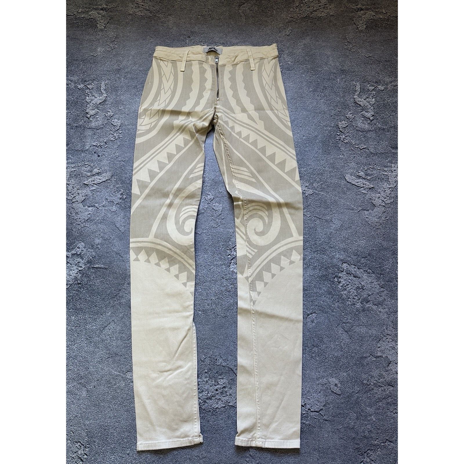 Acne Studios Vintage Acne Studios Flex Tatto Aztec Skinny Women’s Pants Size 29" - 1 Thumbnail