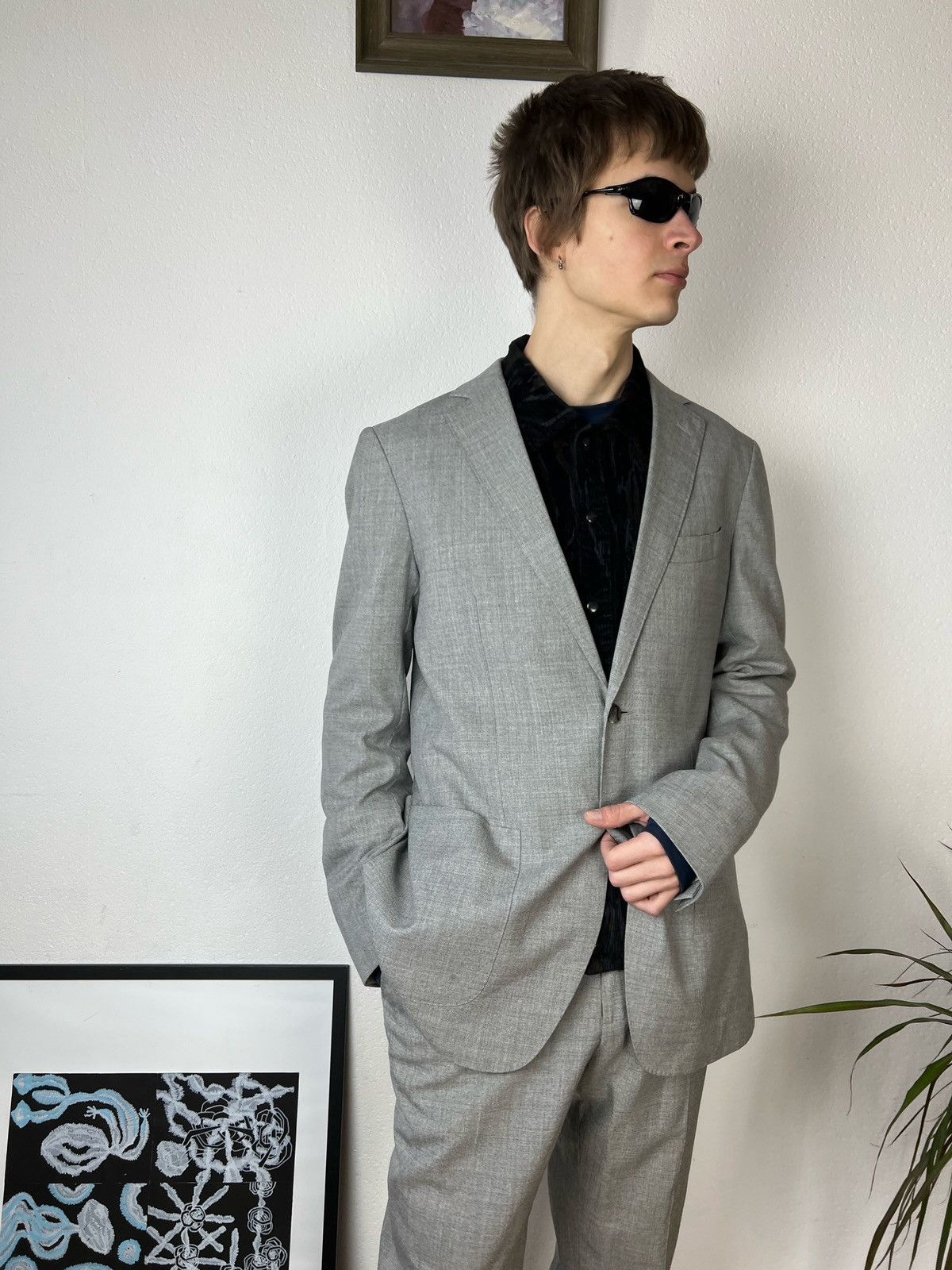 Suitsupply Suitsupply Formal Suit blazer and pants 40-42L vintage Size 40L - 11 Thumbnail