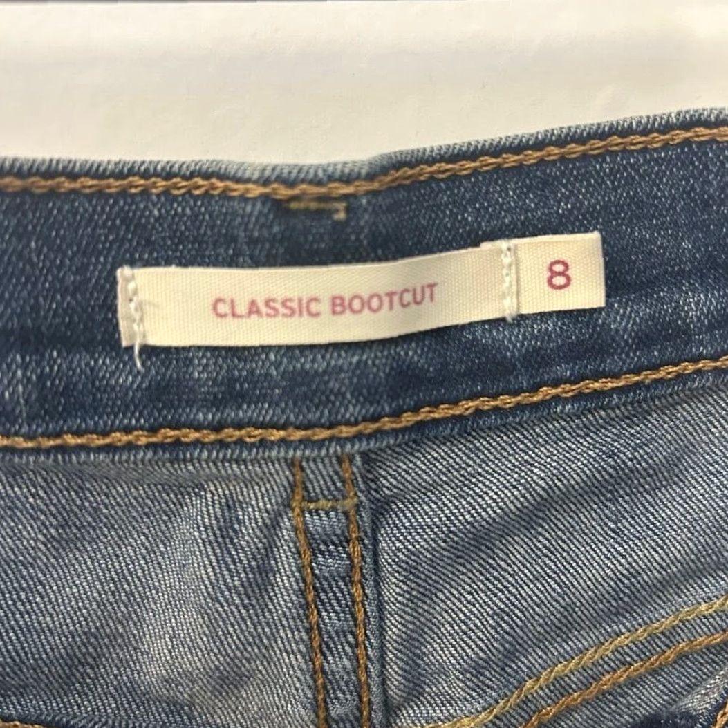 Levi's Levi's Bootcut Jeans Blue Denim Women's 8 Regular Washed Blue Color Washed Blue Womens 8 Jeans Size 30" / US 8 / IT 44 - 3 Thumbnail