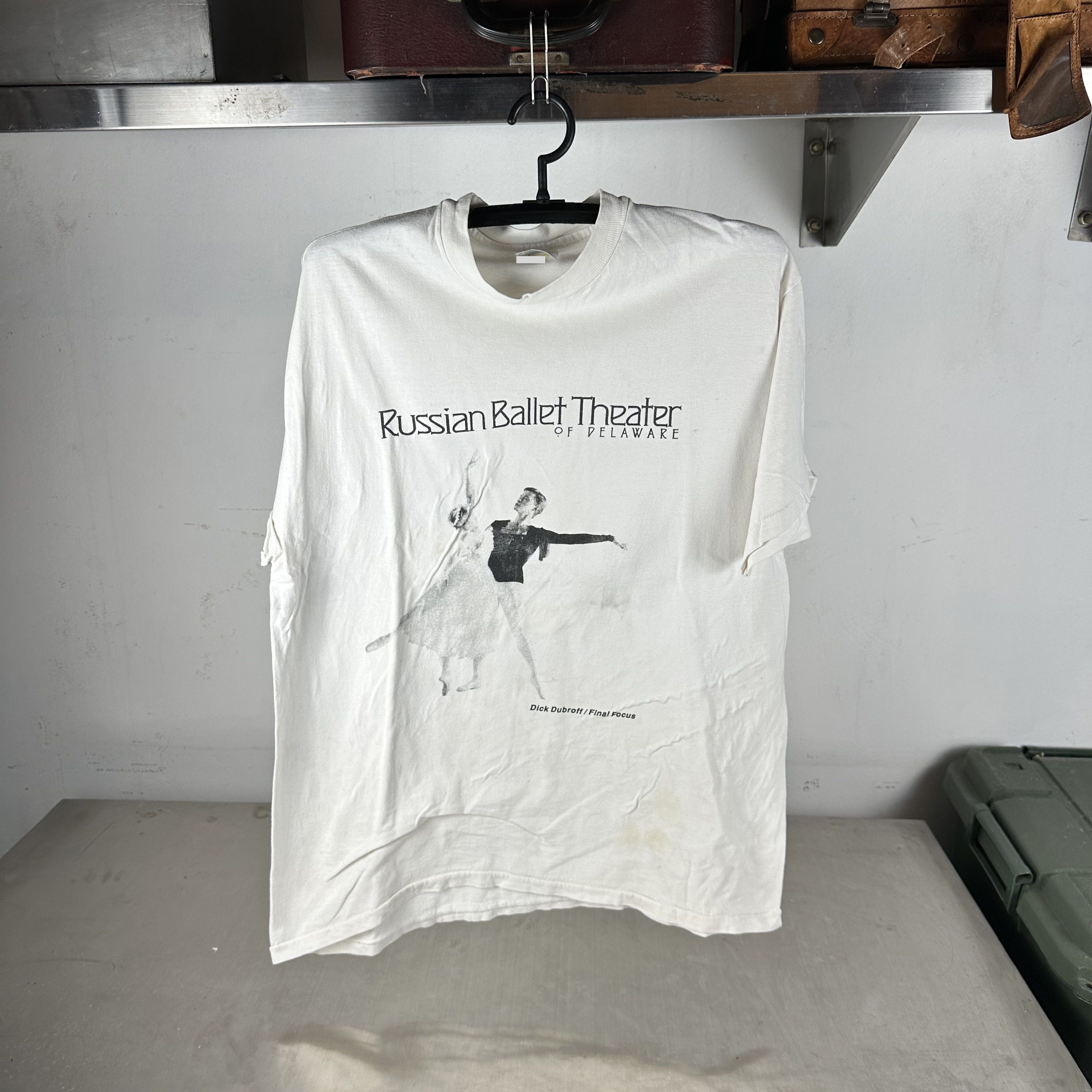 Vintage 90s Dick Dubrott Final Focus Russian Ballet Theater Tee Size US L / EU 52-54 / 3 - 1 Thumbnail