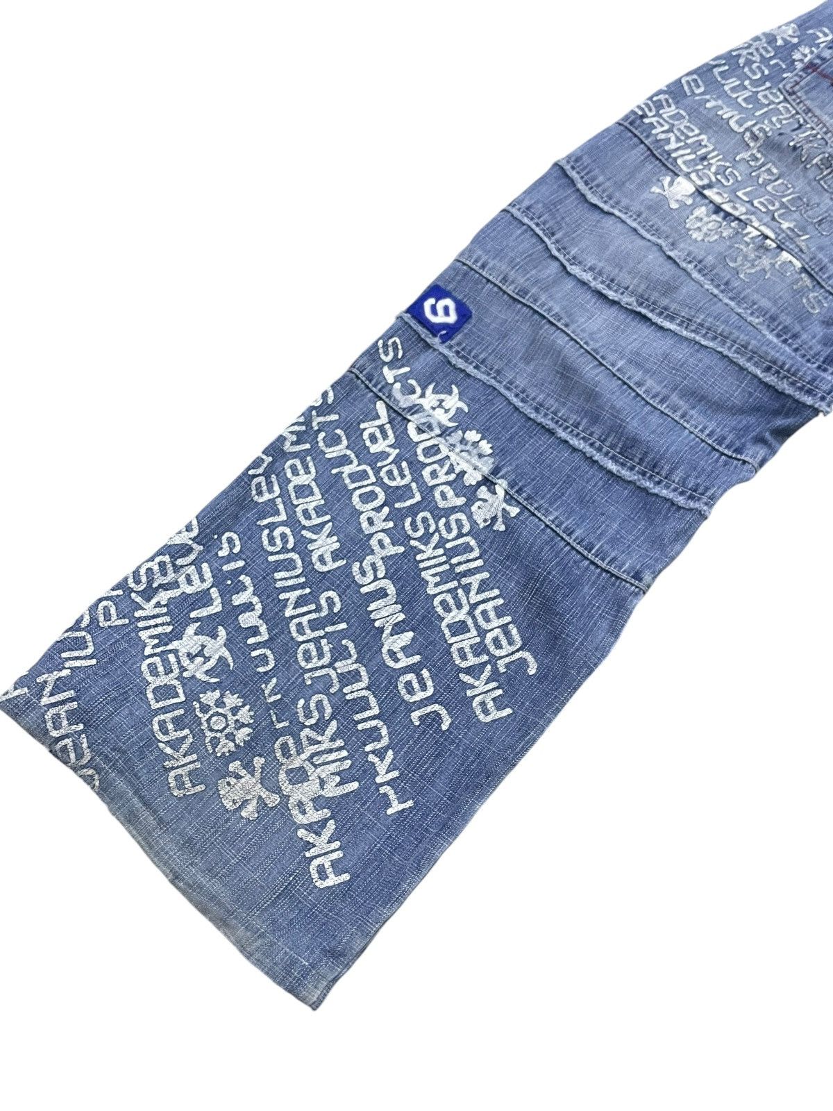 Akademiks × JNCO × Southpole Vintage Akademiks layered Paneled Poems Baggy Loose Jeans Size US 34 / EU 50 - 5 Thumbnail