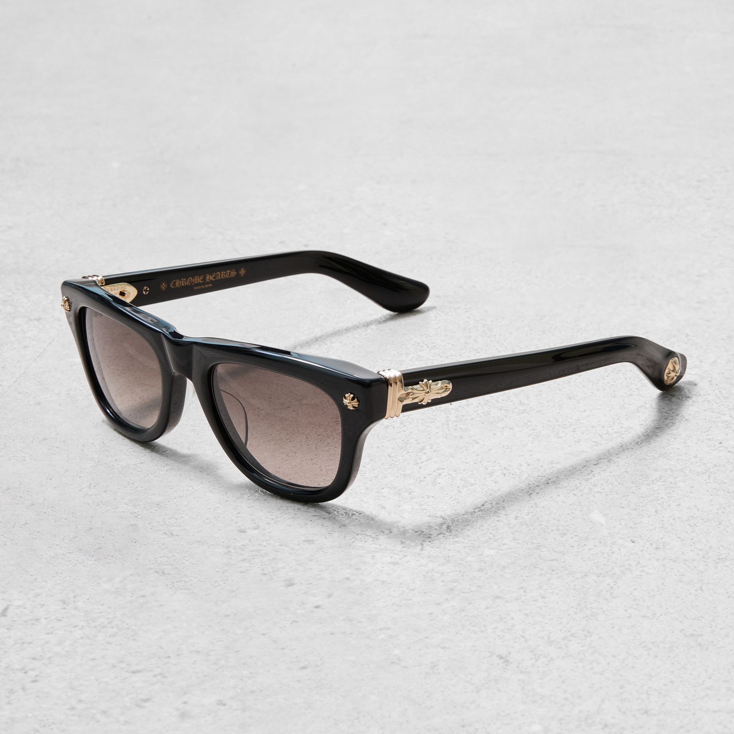 Chrome Hearts CHROME HEARTS TRITITSAGAIN BLACK/18KGP-SUN | Grailed