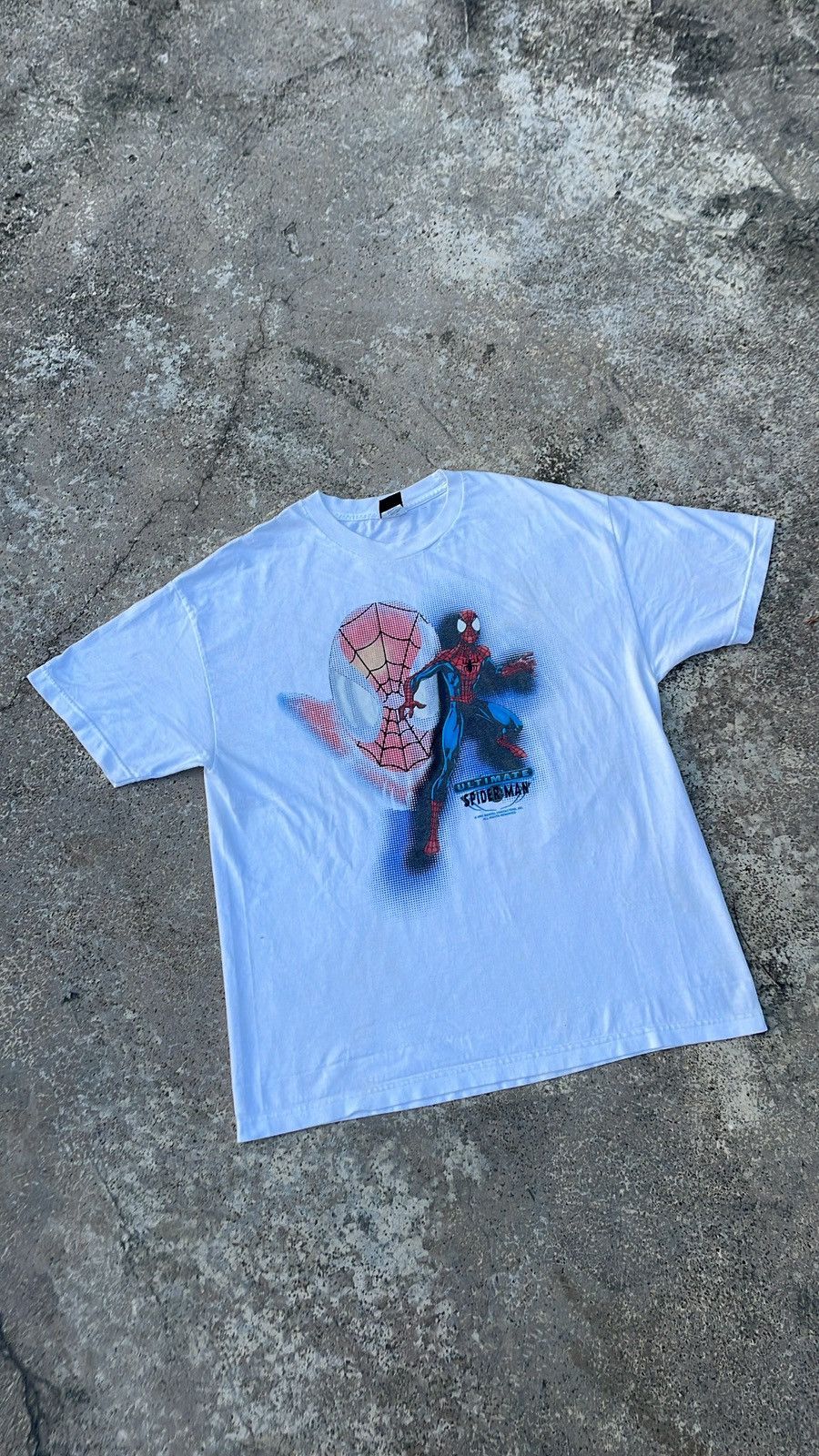 Mad Engine × Marvel Comics × Sp5der 2002s SPIDERMAN MOVIE VINTAGE PROMO TEE Size US XL / EU 56 / 4 - 1 Thumbnail