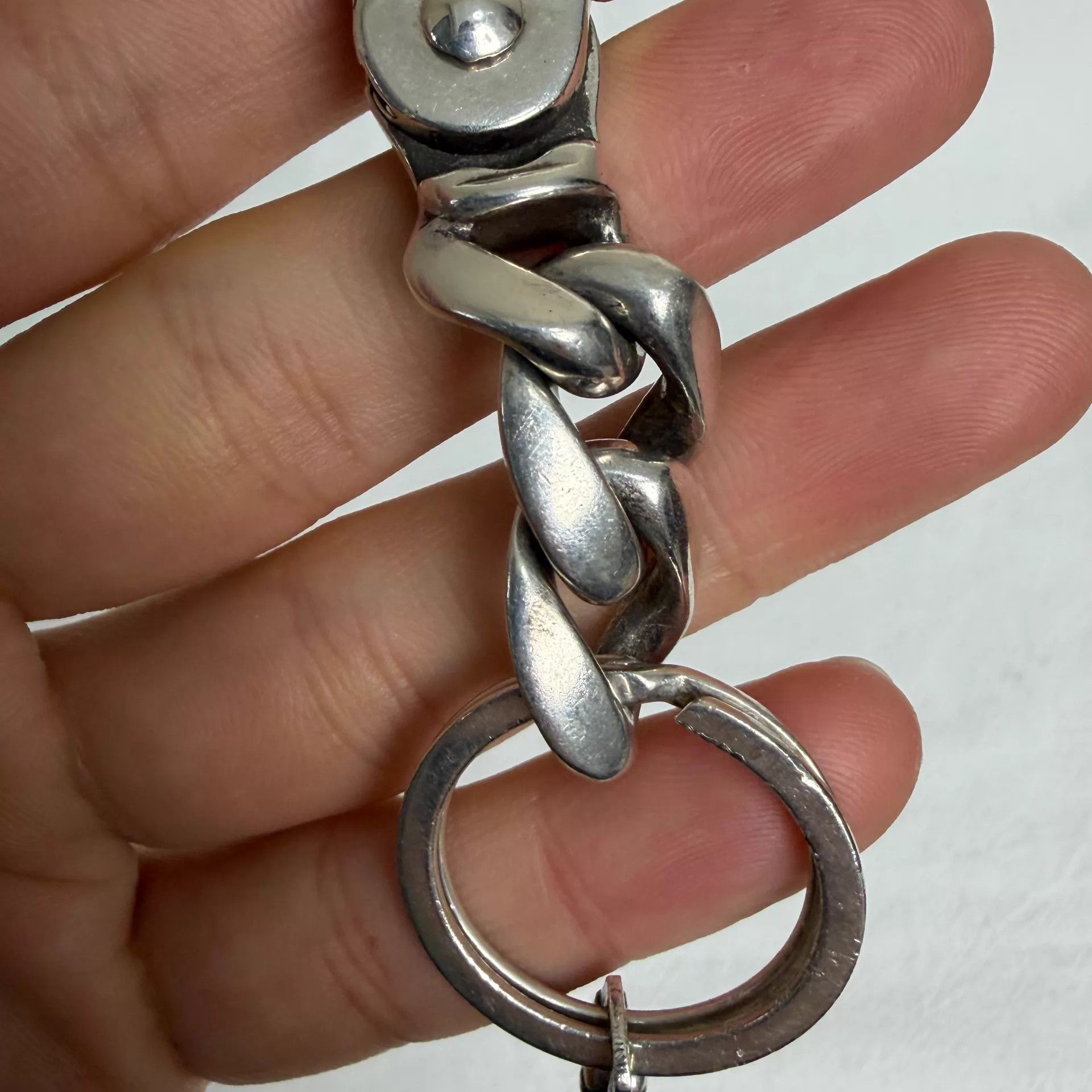 Chrome Hearts Chrome Hearts 925 Silver 3-section Lobster Clasp Keychain Size ONE SIZE - 6 Thumbnail